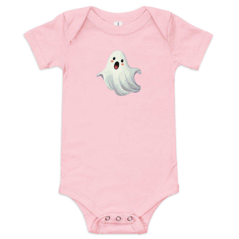 Ghost Halloween Baby short sleeve one piece