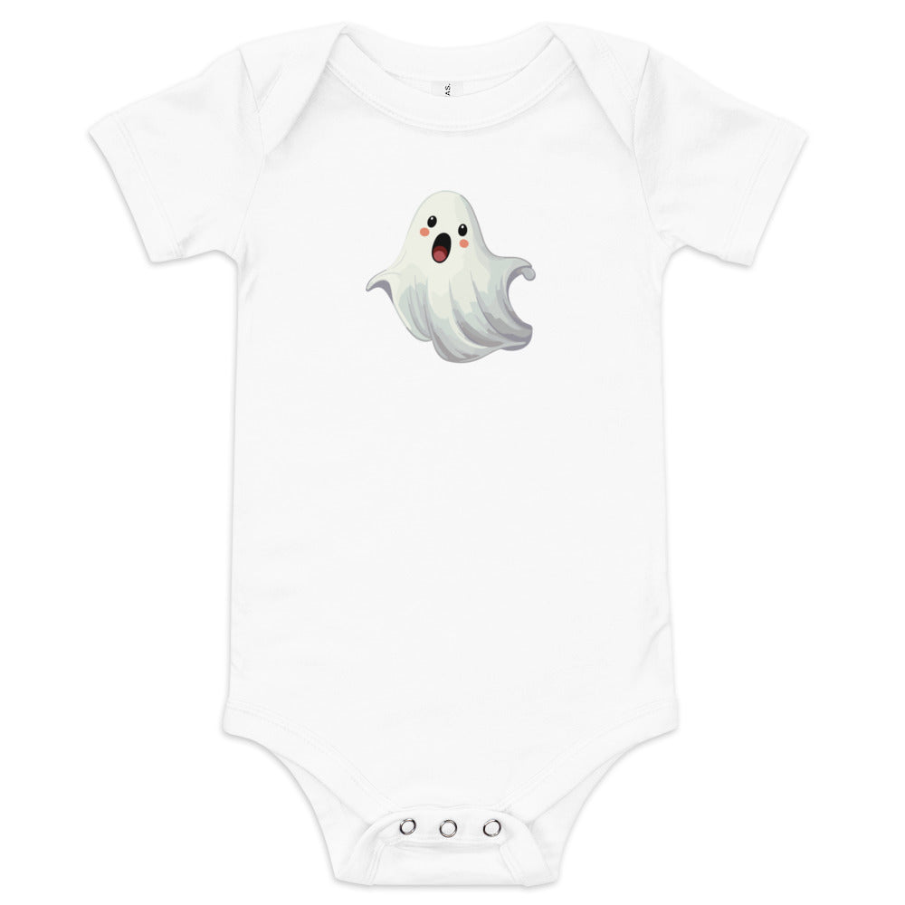 Ghost Halloween Baby short sleeve one piece