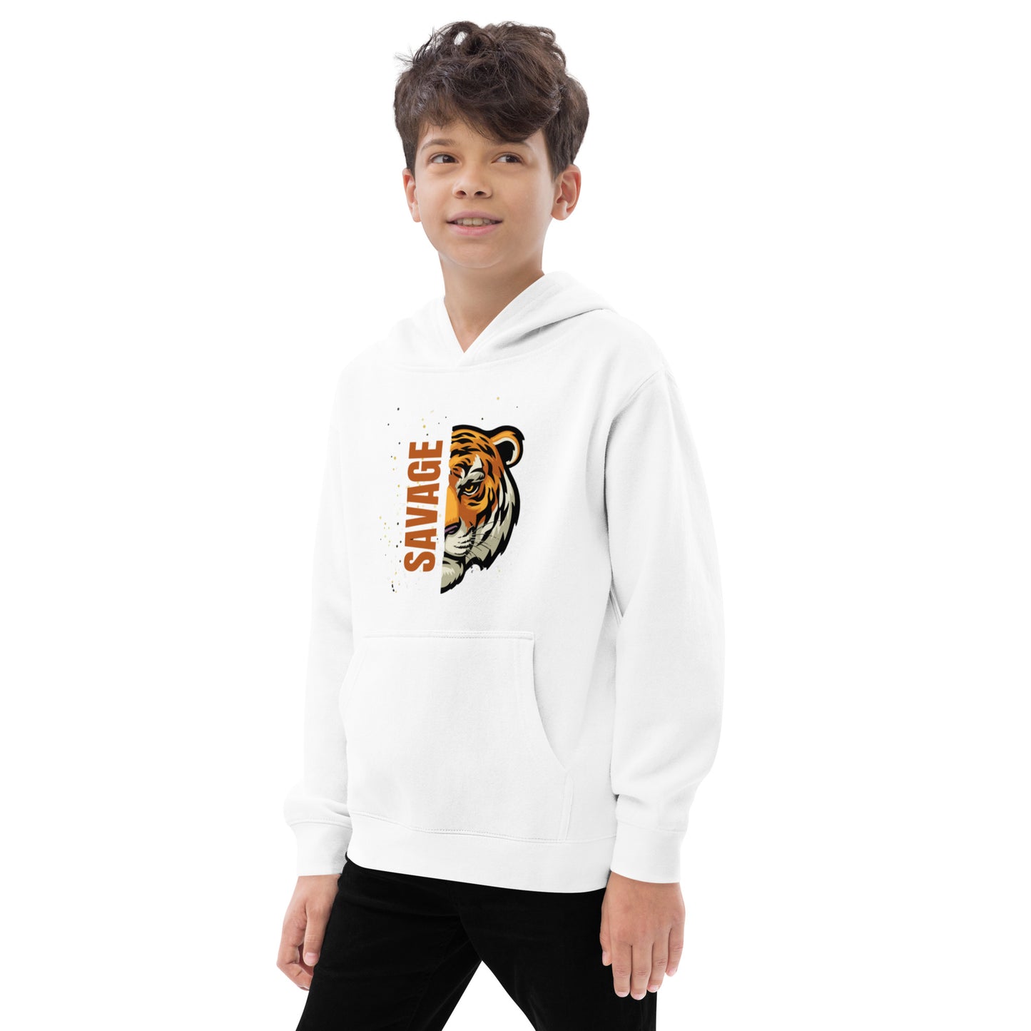 Savage Tiger Kids fleece hoodie