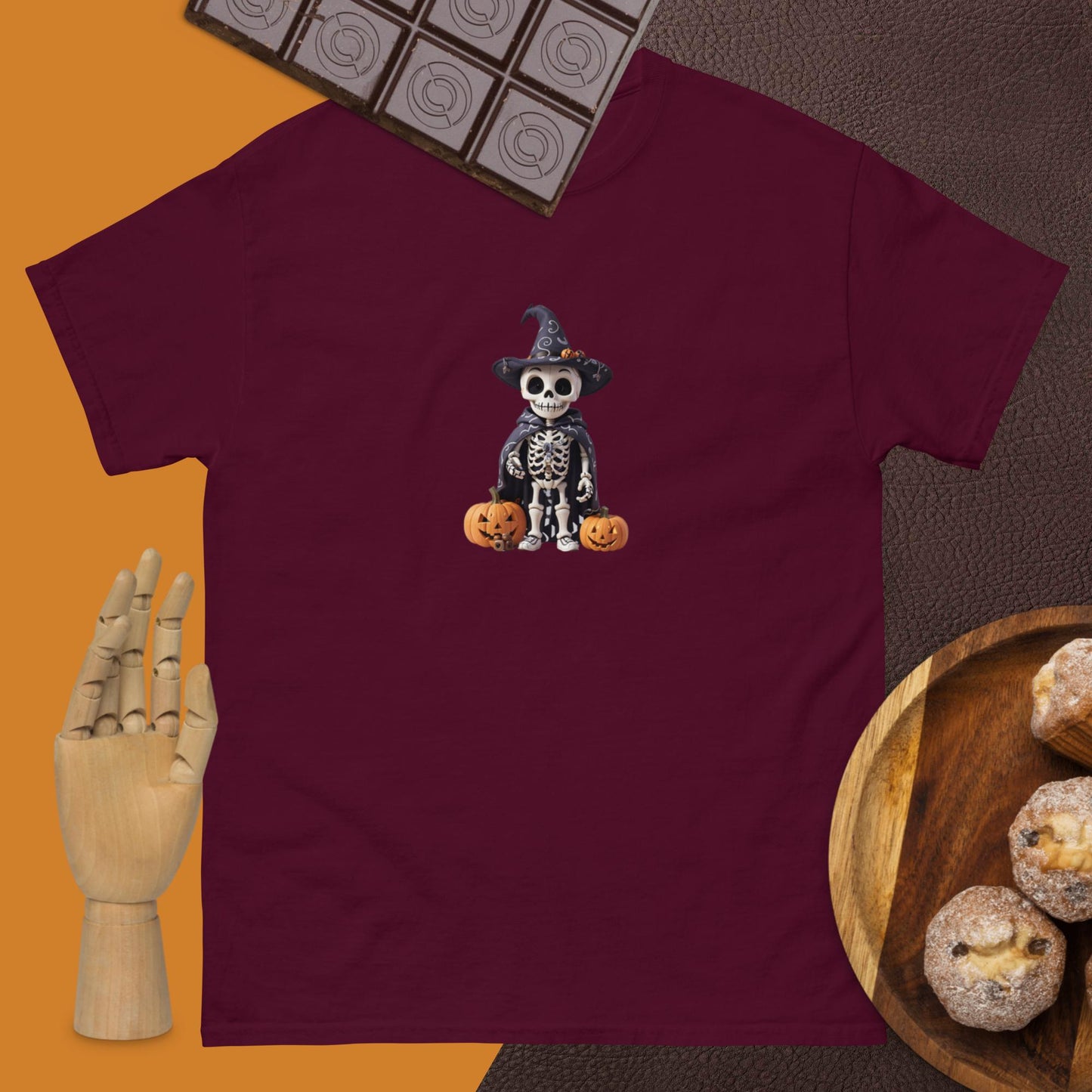 Cute Skeleton Halloween classic tee