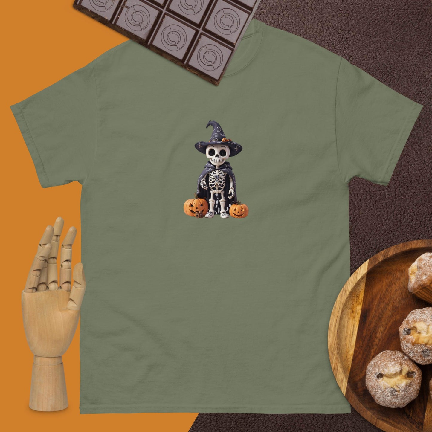 Cute Skeleton Halloween classic tee