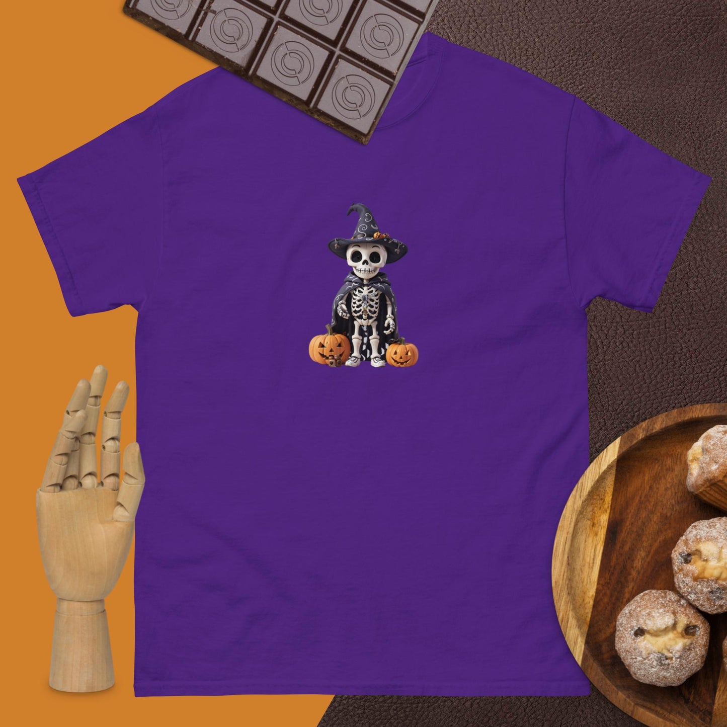 Cute Skeleton Halloween classic tee