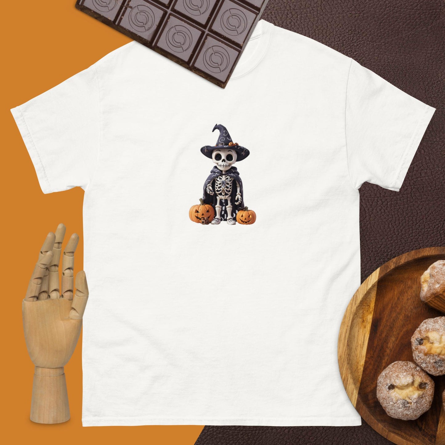 Cute Skeleton Halloween classic tee