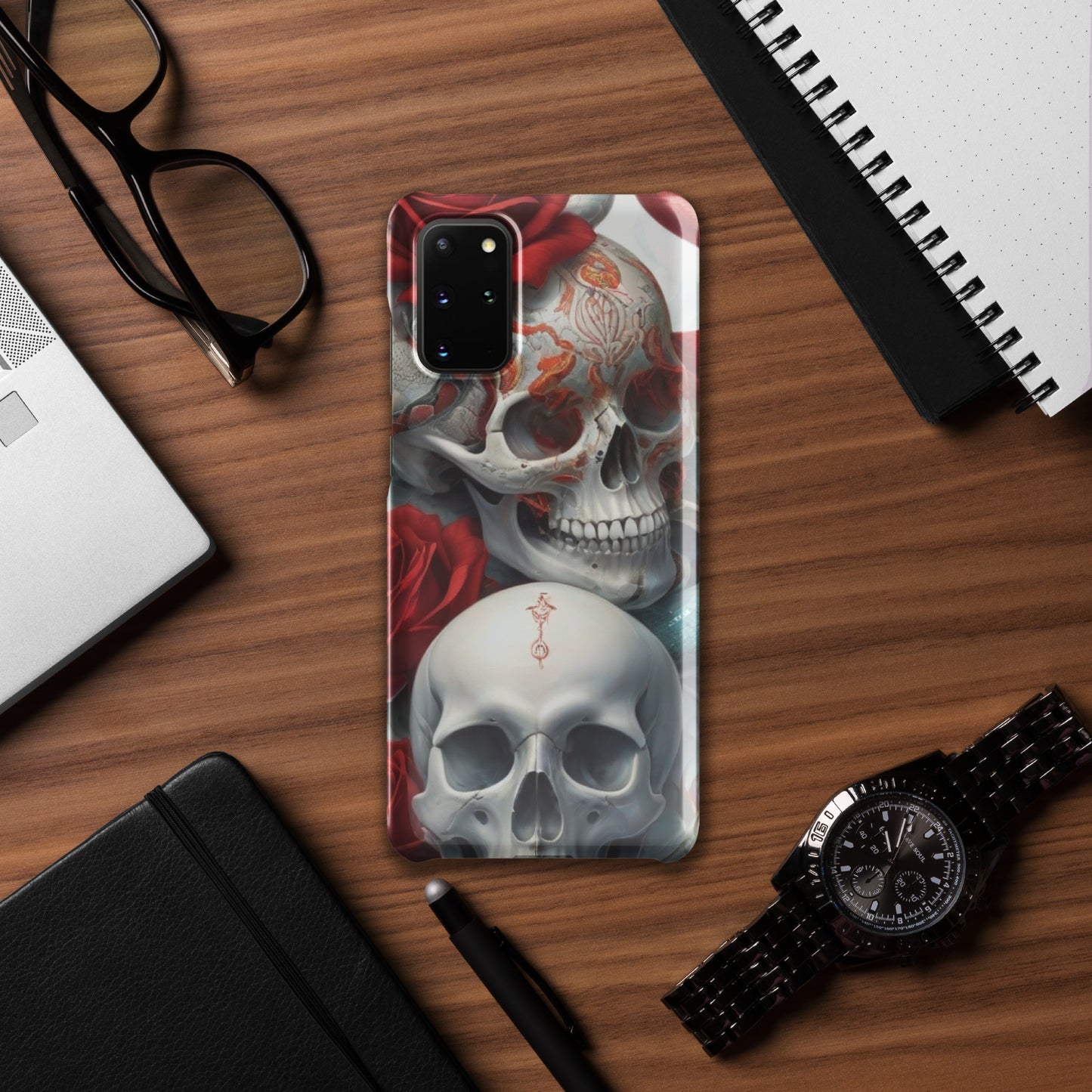 Skull and Rose Snap case for Samsung®