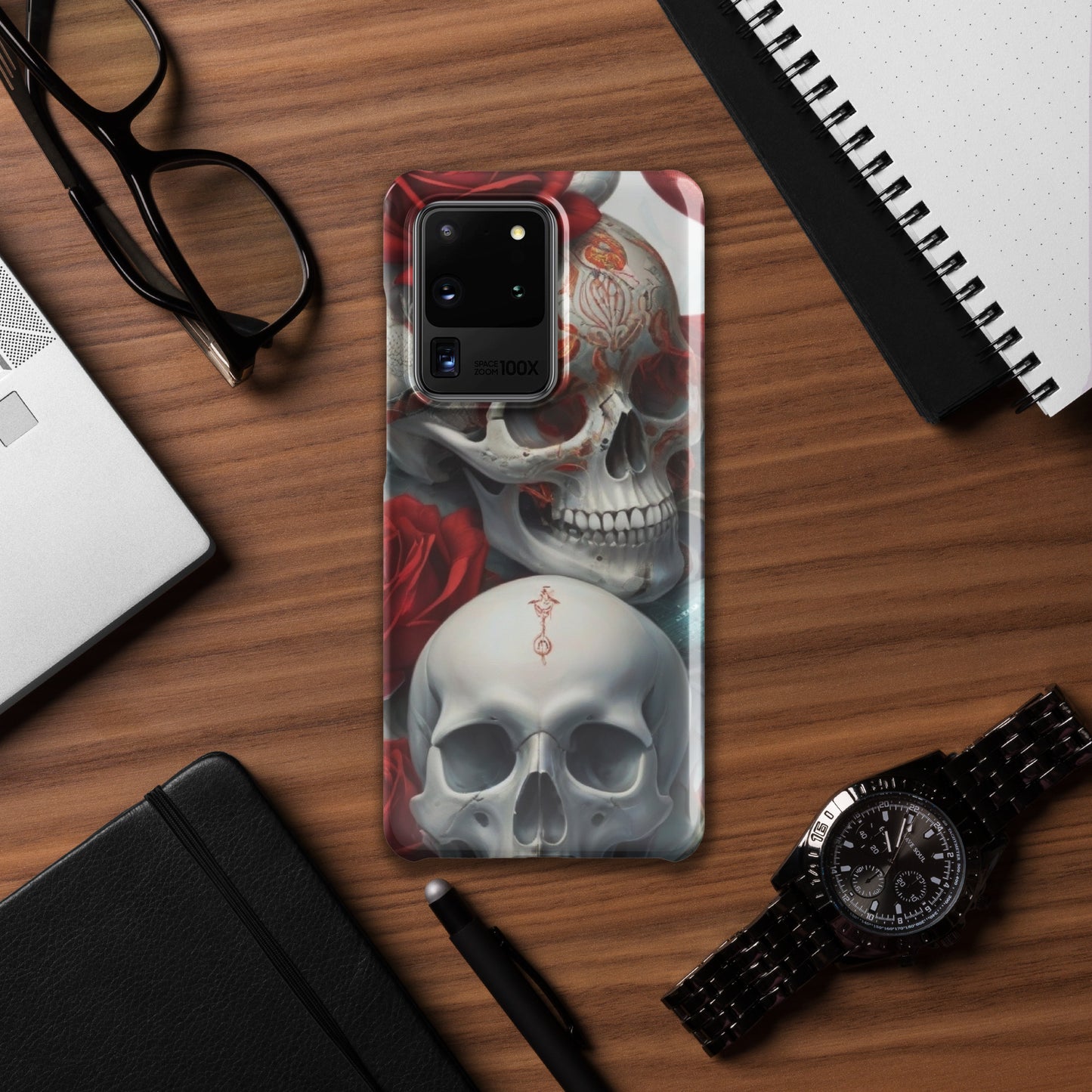 Skull and Rose Snap case for Samsung®