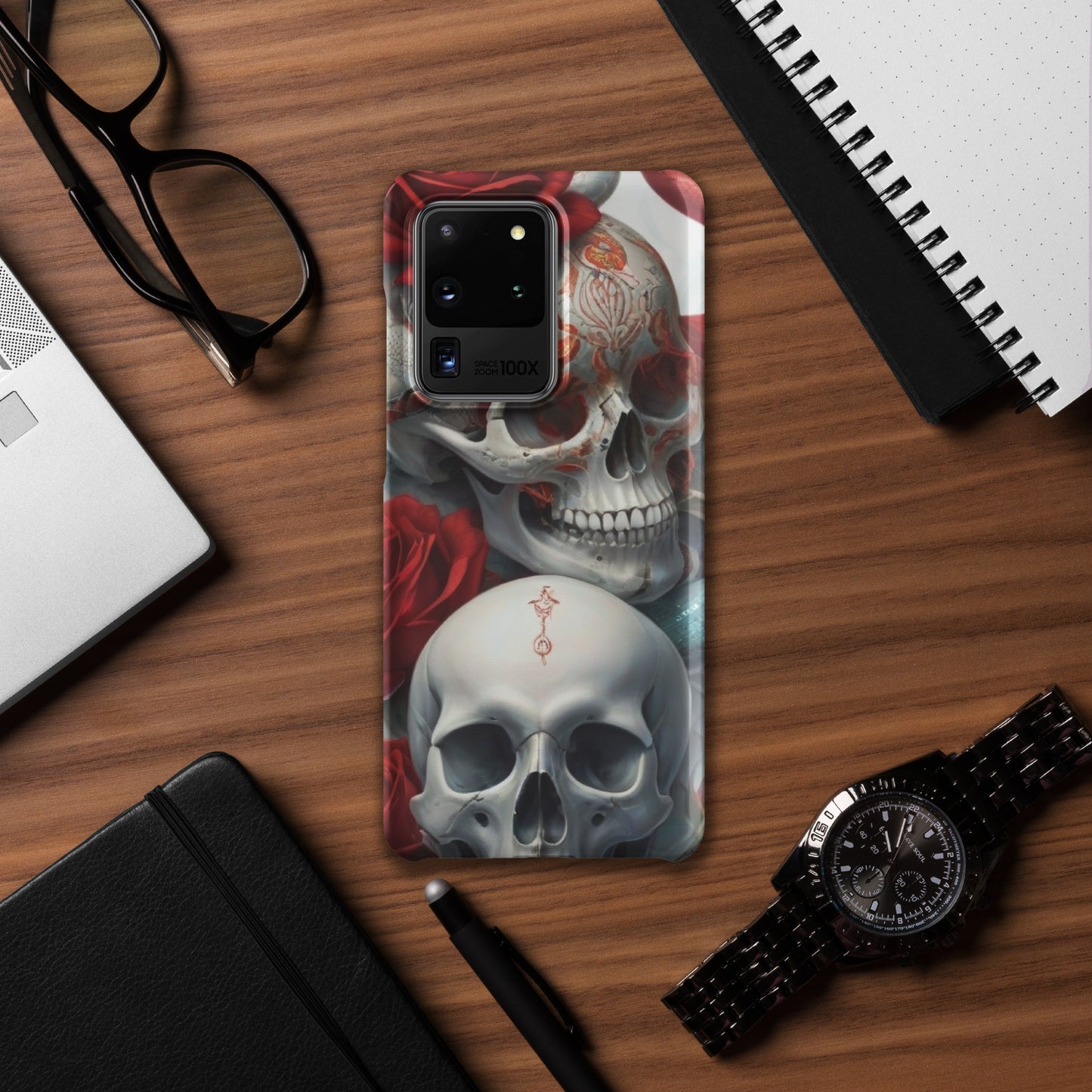 Skull and Rose Snap case for Samsung®