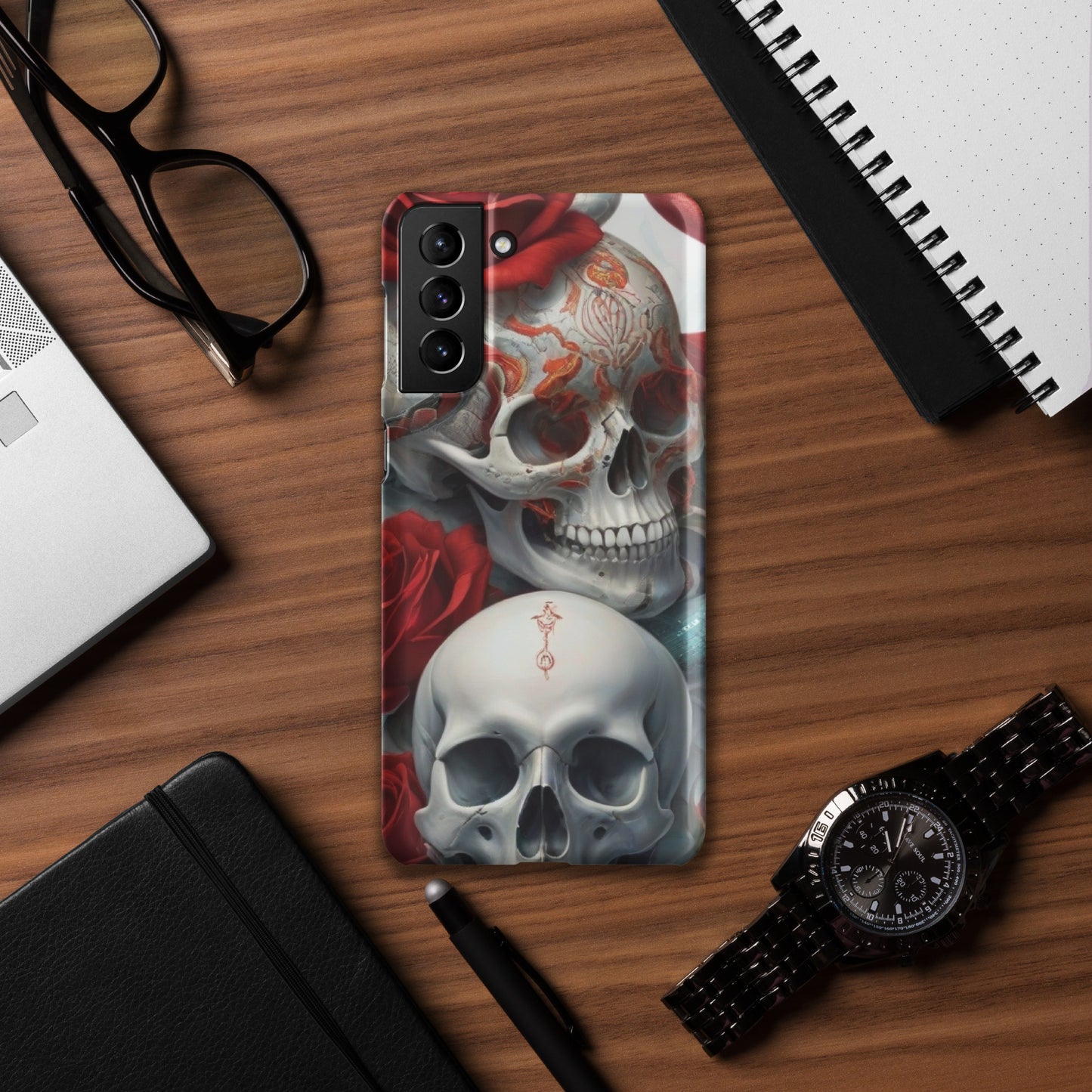 Skull and Rose Snap case for Samsung®