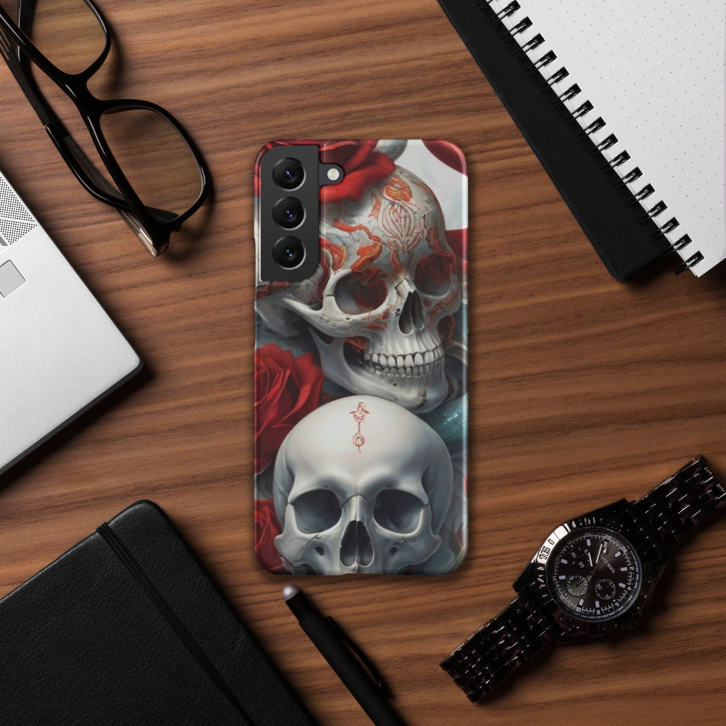 Skull and Rose Snap case for Samsung®