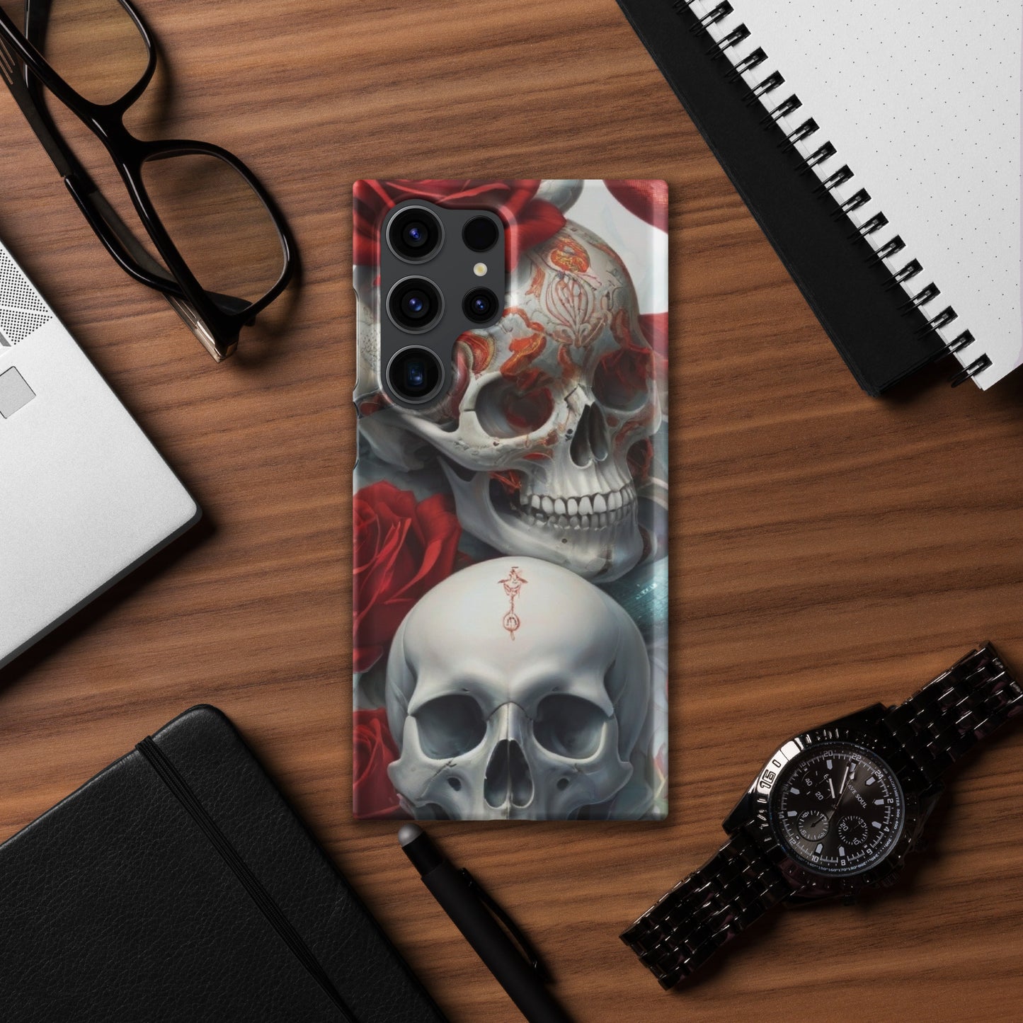 Skull and Rose Snap case for Samsung®