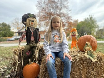 Halloween Kitty Kids fleece hoodie
