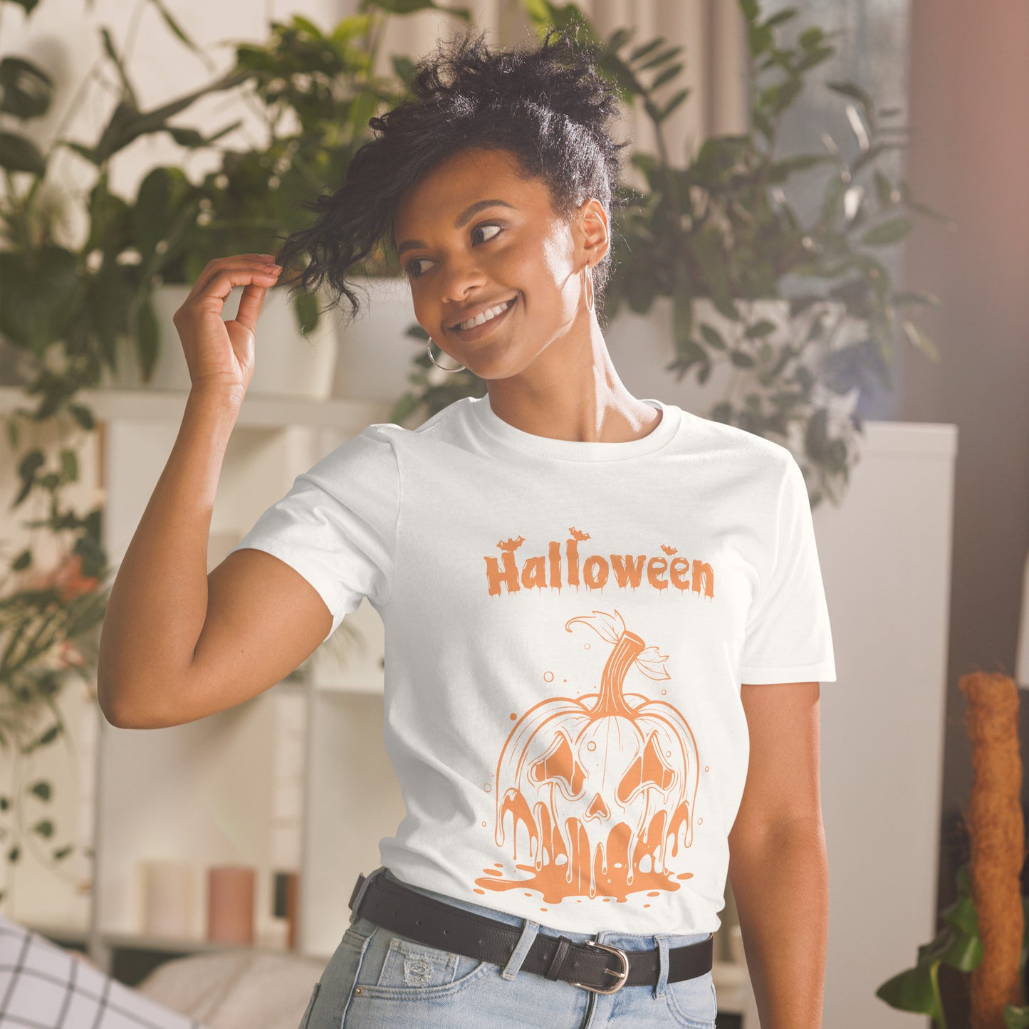 Pumpkin Short-Sleeve Unisex T-Shirt
