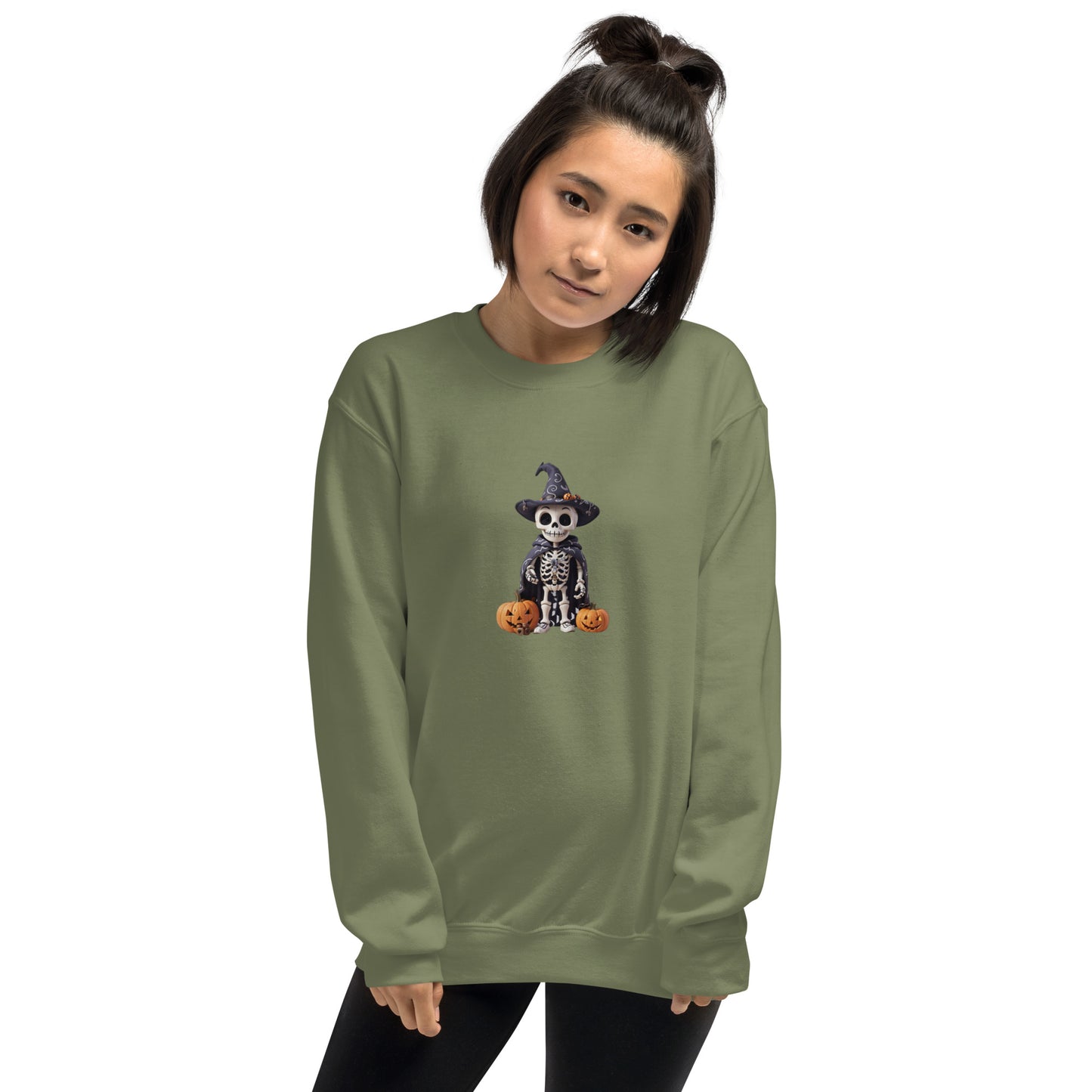 Cute Skeleton Halloween Sweatshirt