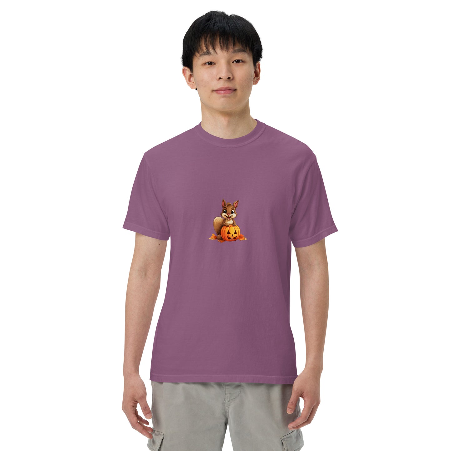 Halloween Squirrell Adult garment-dyed heavyweight t-shirt