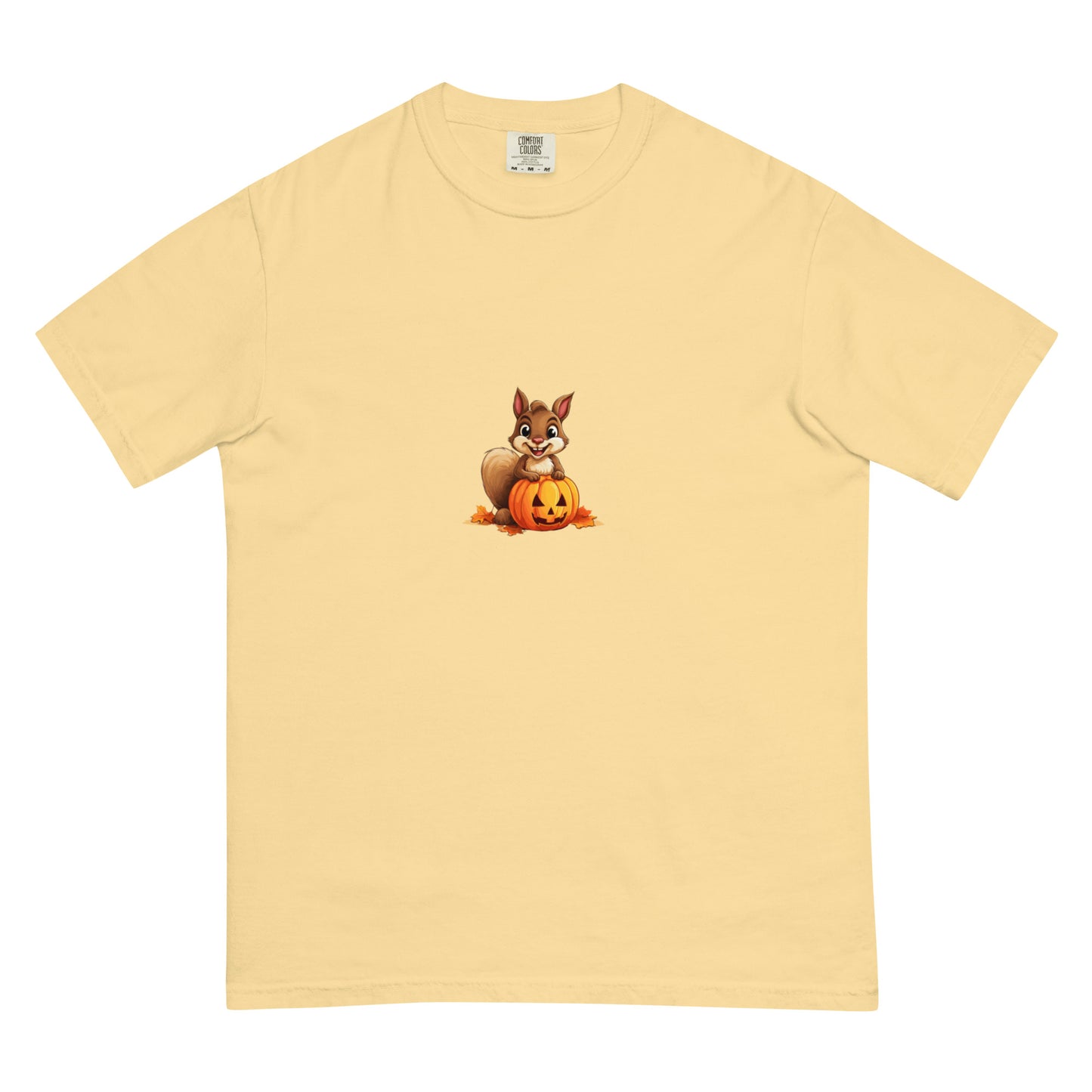 Halloween Squirrell Adult garment-dyed heavyweight t-shirt
