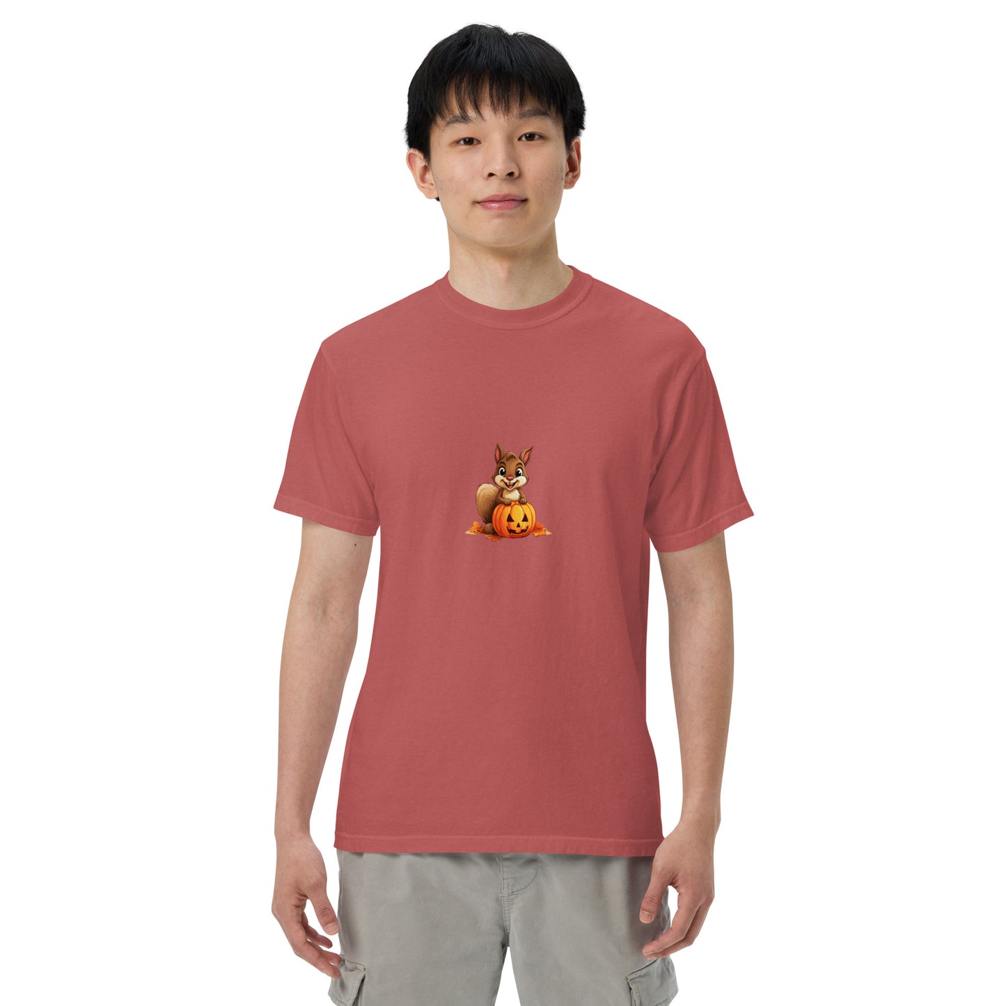 Halloween Squirrell Adult garment-dyed heavyweight t-shirt