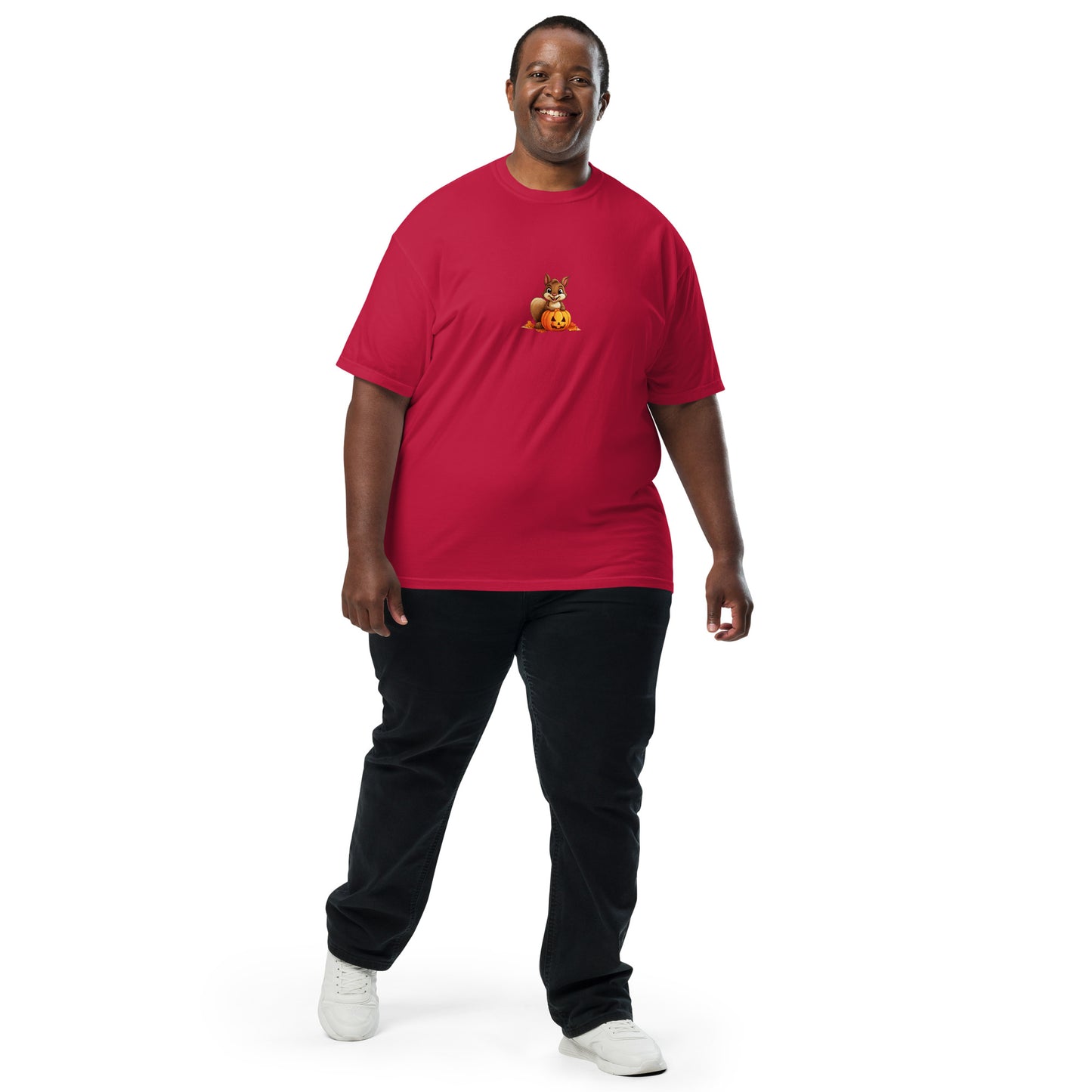 Halloween Squirrell Adult garment-dyed heavyweight t-shirt