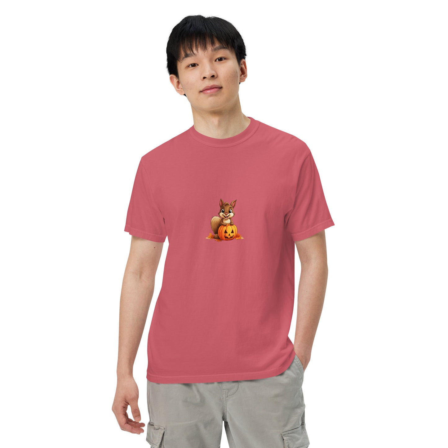 Halloween Squirrell Adult garment-dyed heavyweight t-shirt
