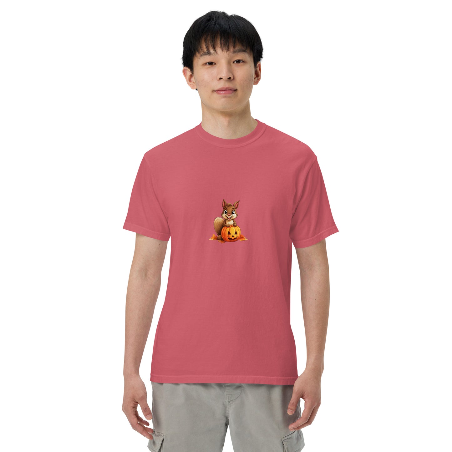 Halloween Squirrell Adult garment-dyed heavyweight t-shirt