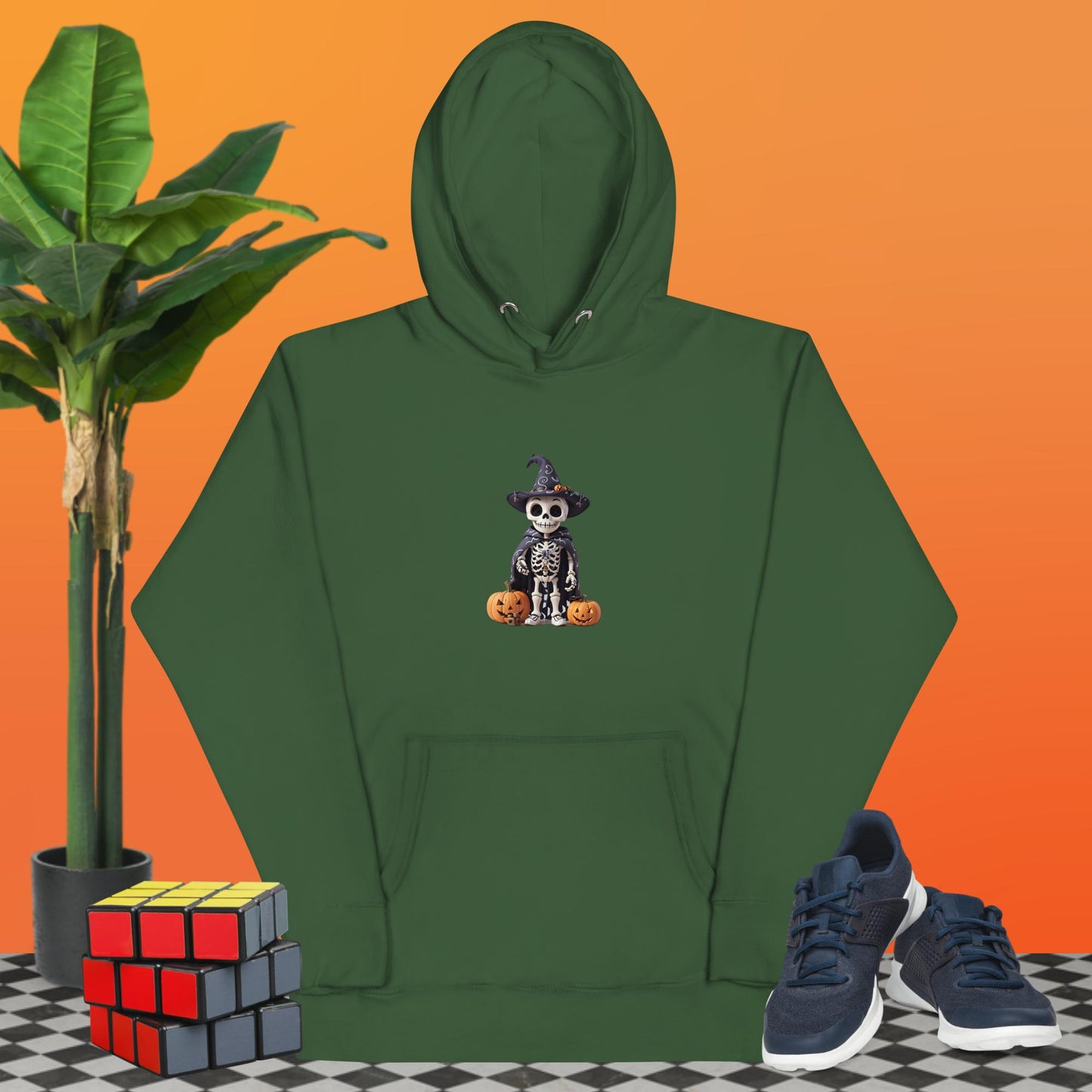 Cute Skeleton Halloween Hoodie
