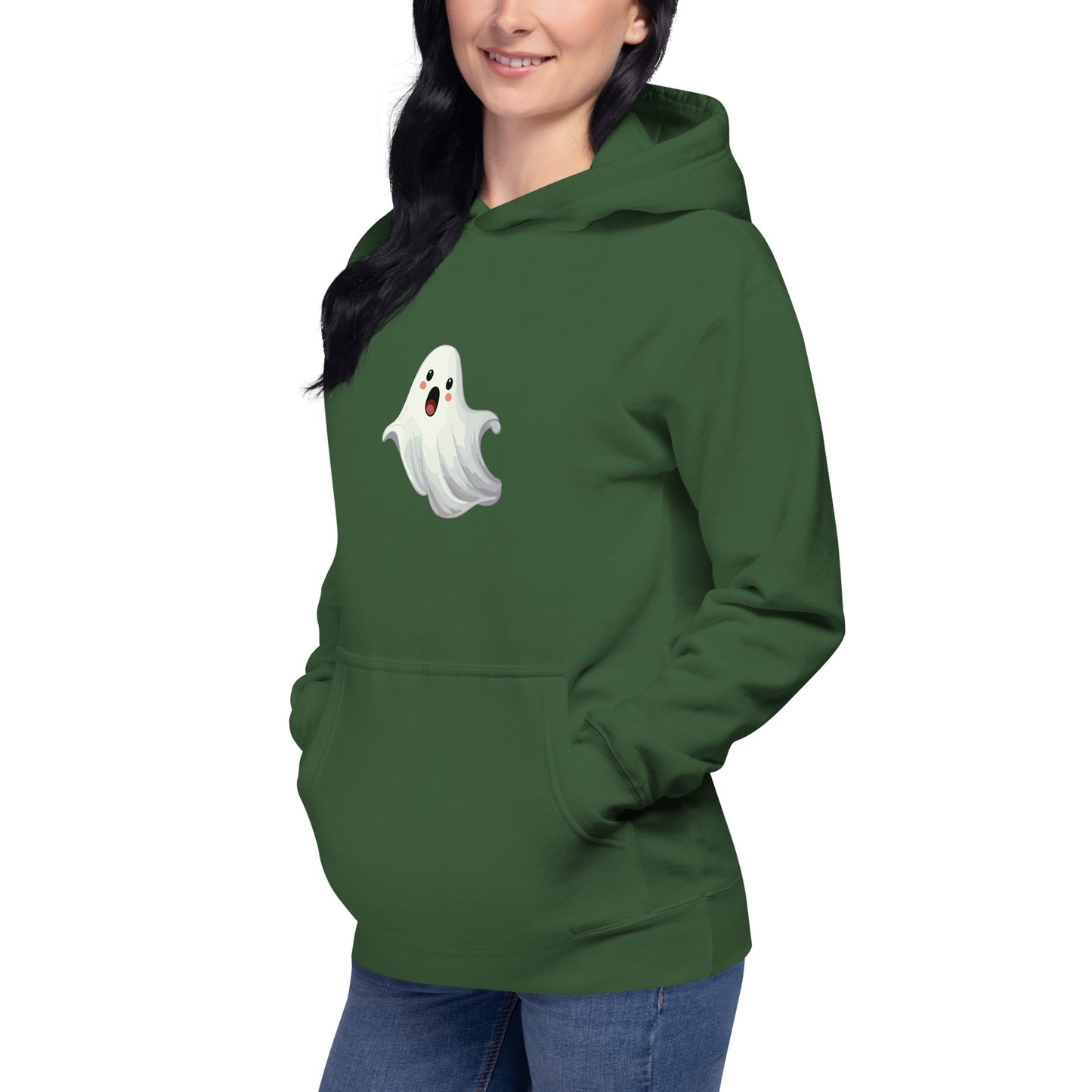 Ghost Halloween Adult Hoodie