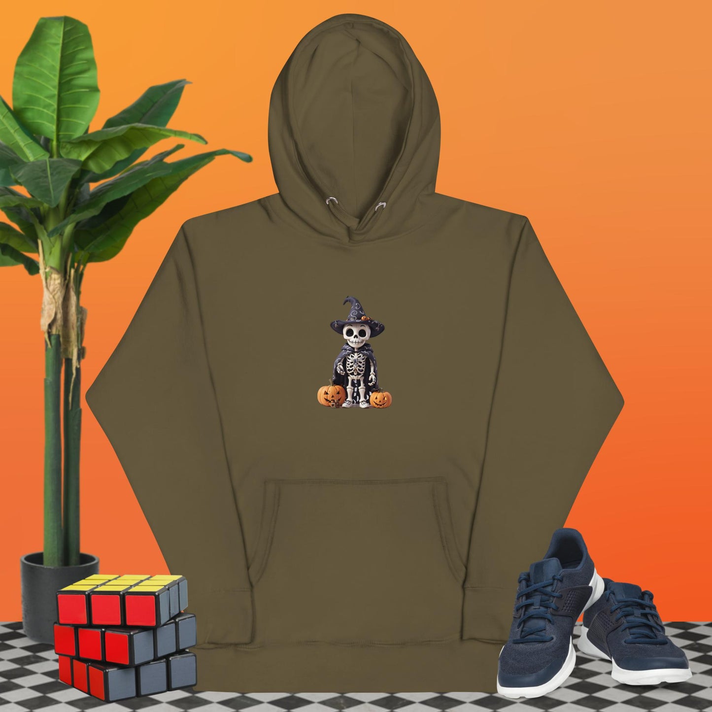 Cute Skeleton Halloween Hoodie