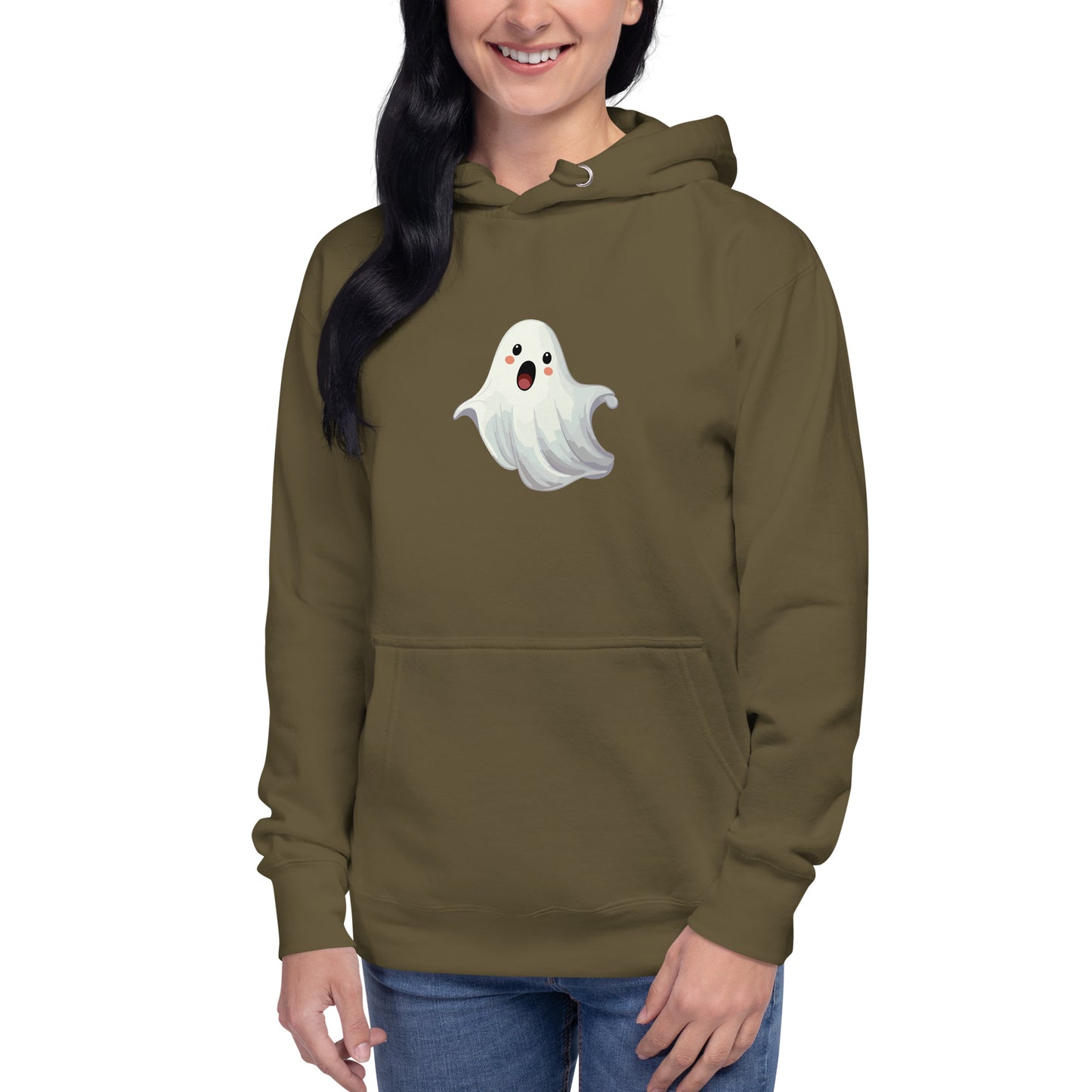 Ghost Halloween Adult Hoodie