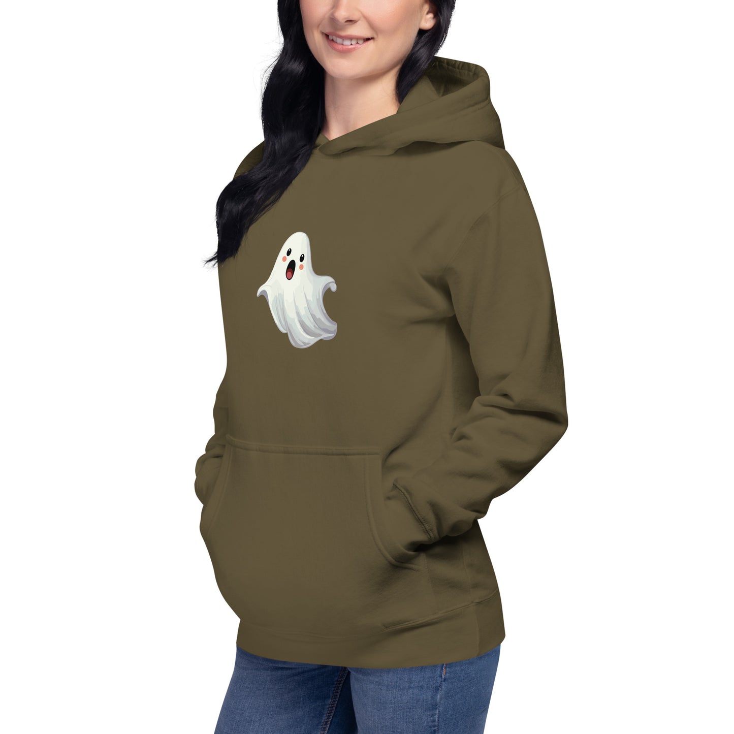 Ghost Halloween Adult Hoodie