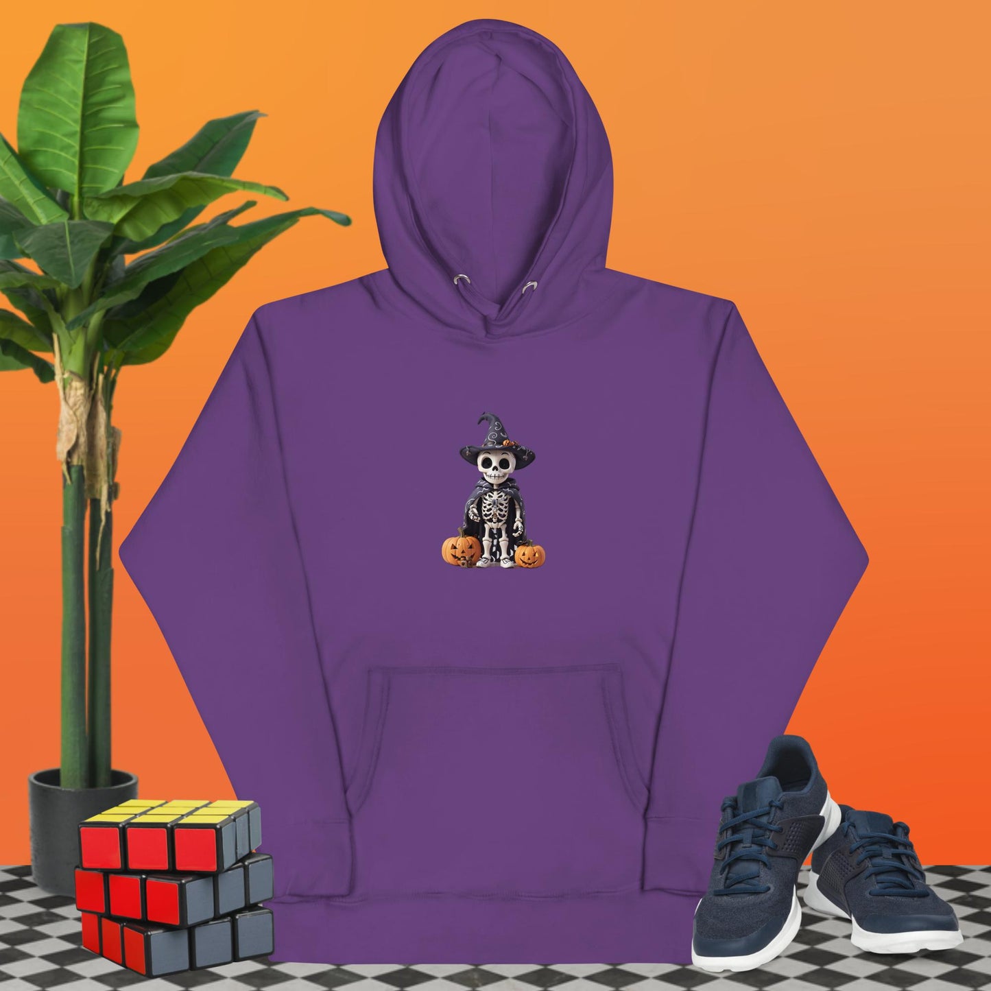 Cute Skeleton Halloween Hoodie