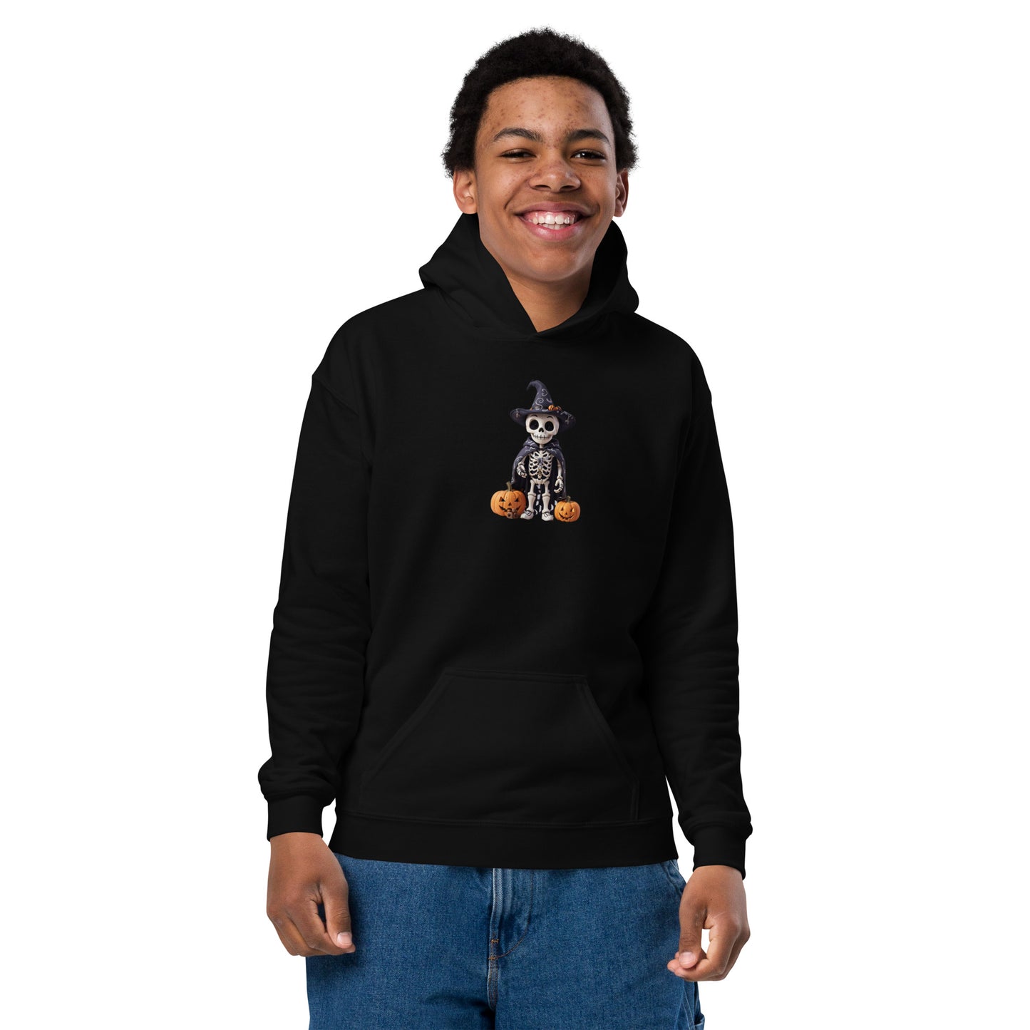 Cute Skeleton Halloween Youth hoodie