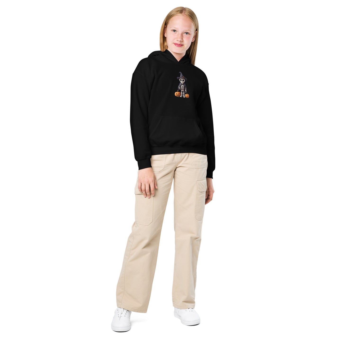 Cute Skeleton Halloween Youth hoodie