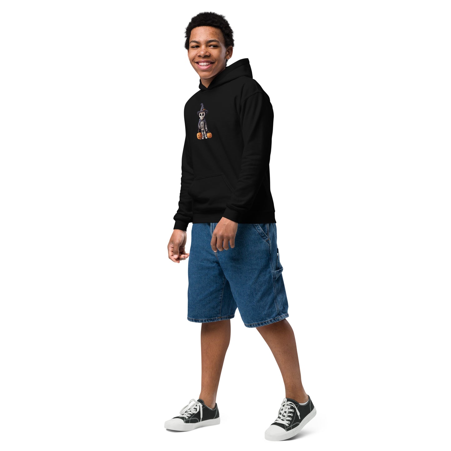 Cute Skeleton Halloween Youth hoodie
