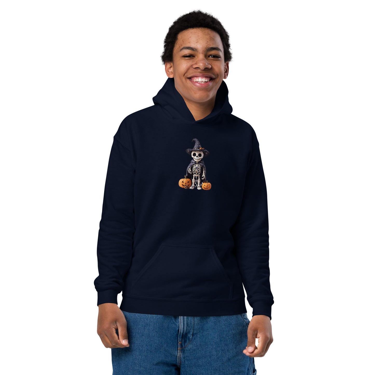 Cute Skeleton Halloween Youth hoodie