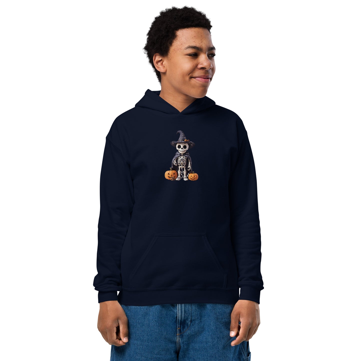 Cute Skeleton Halloween Youth hoodie