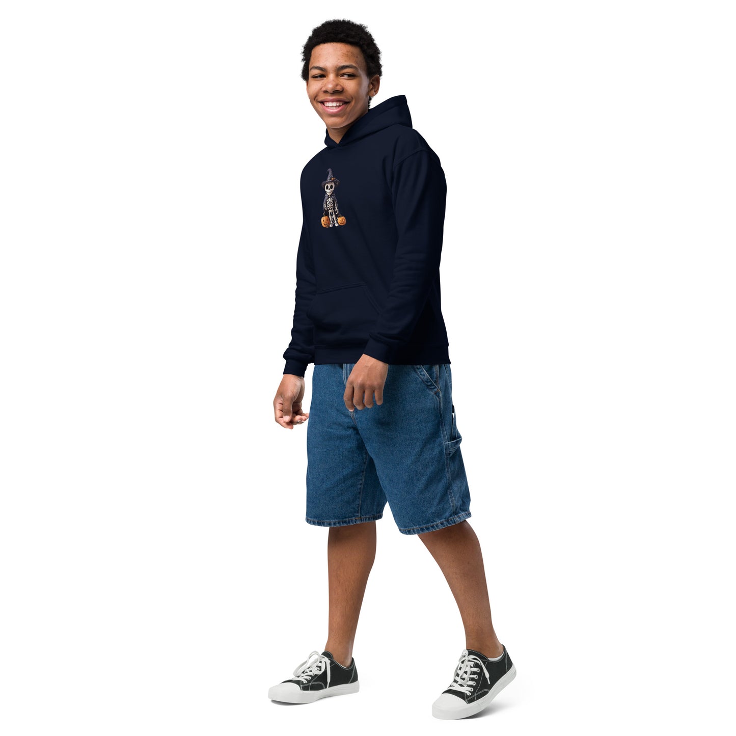 Cute Skeleton Halloween Youth hoodie