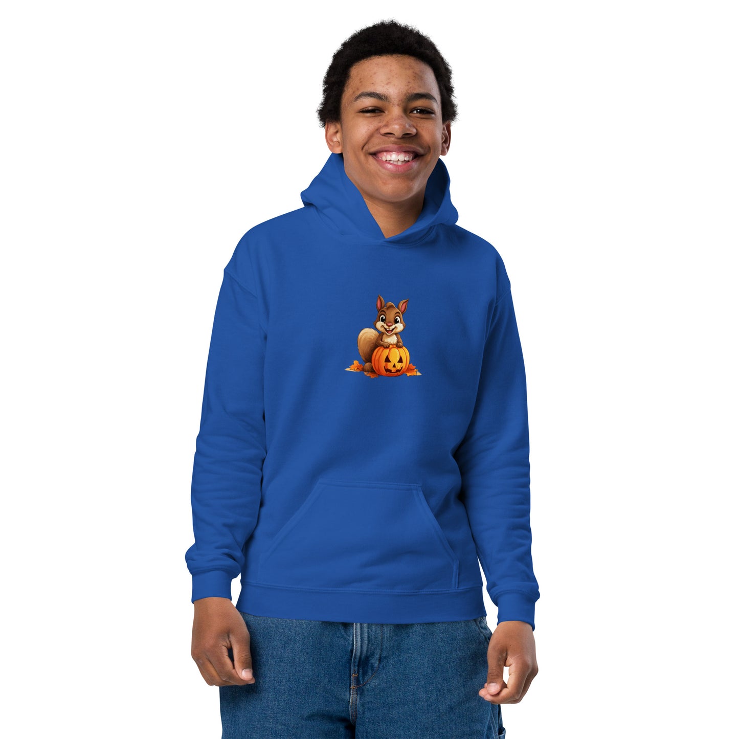 Halloween Squirrell Youth heavy blend hoodie
