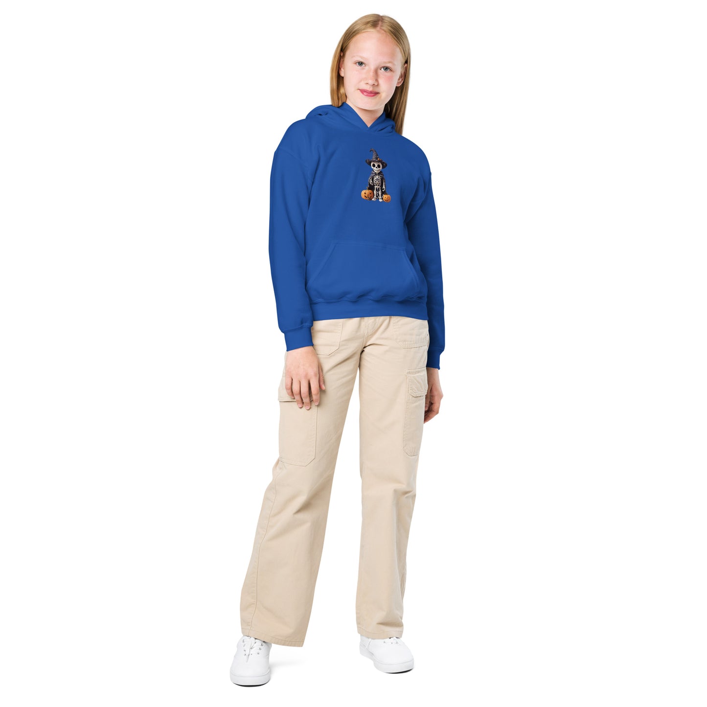 Cute Skeleton Halloween Youth hoodie