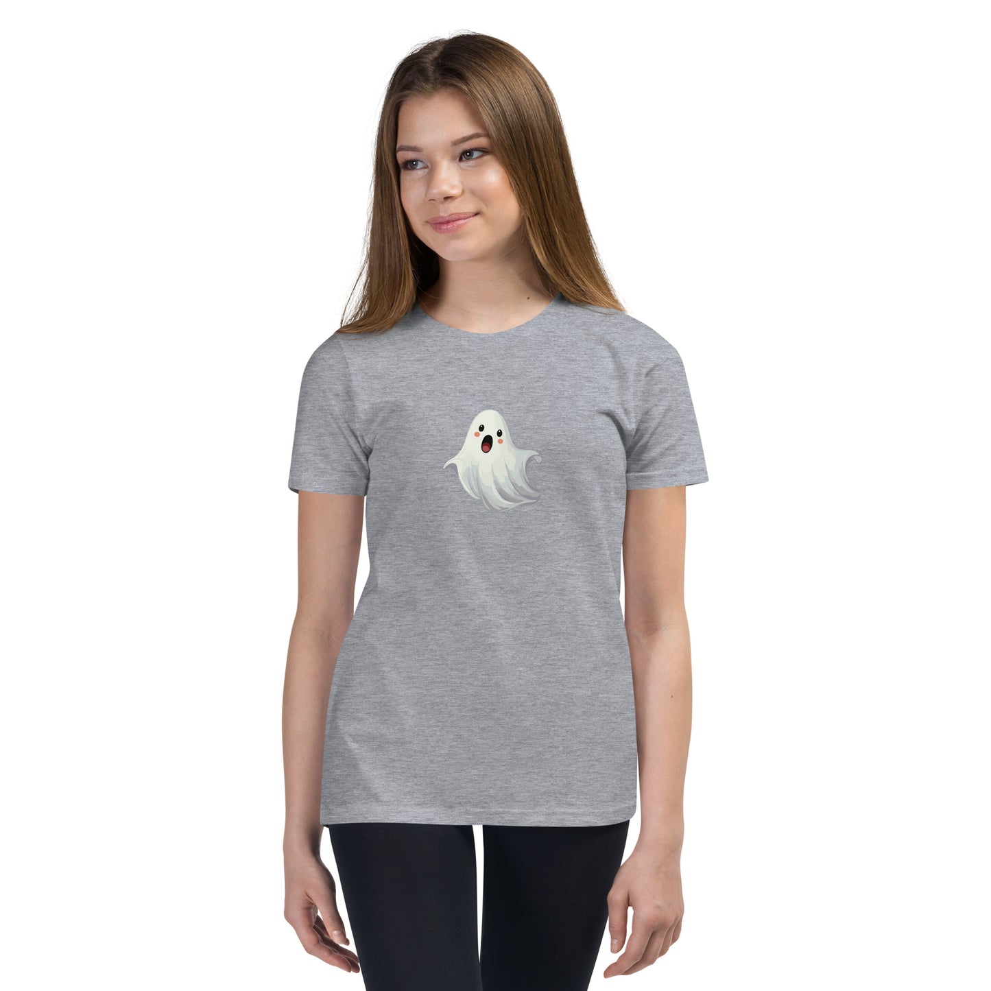 Ghost Halloween Youth Short Sleeve T-Shirt