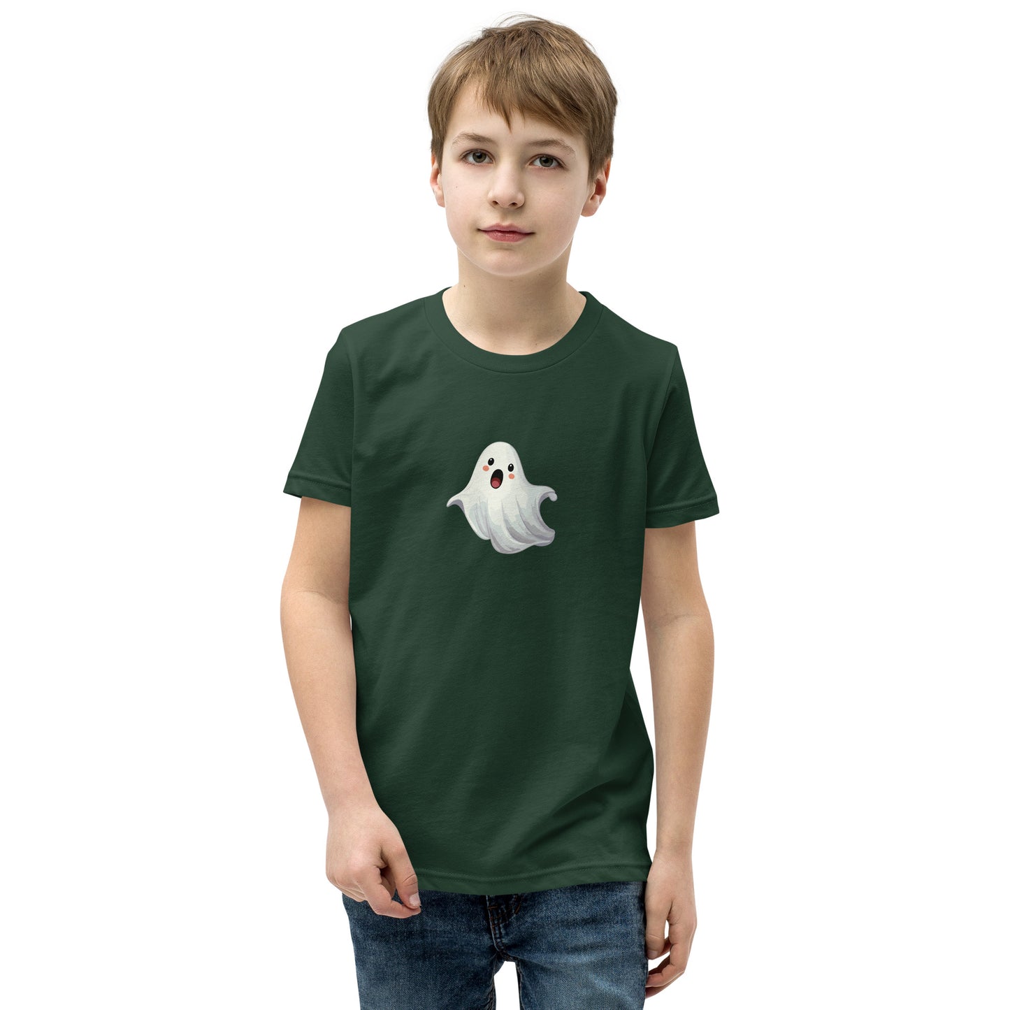 Ghost Halloween Youth Short Sleeve T-Shirt