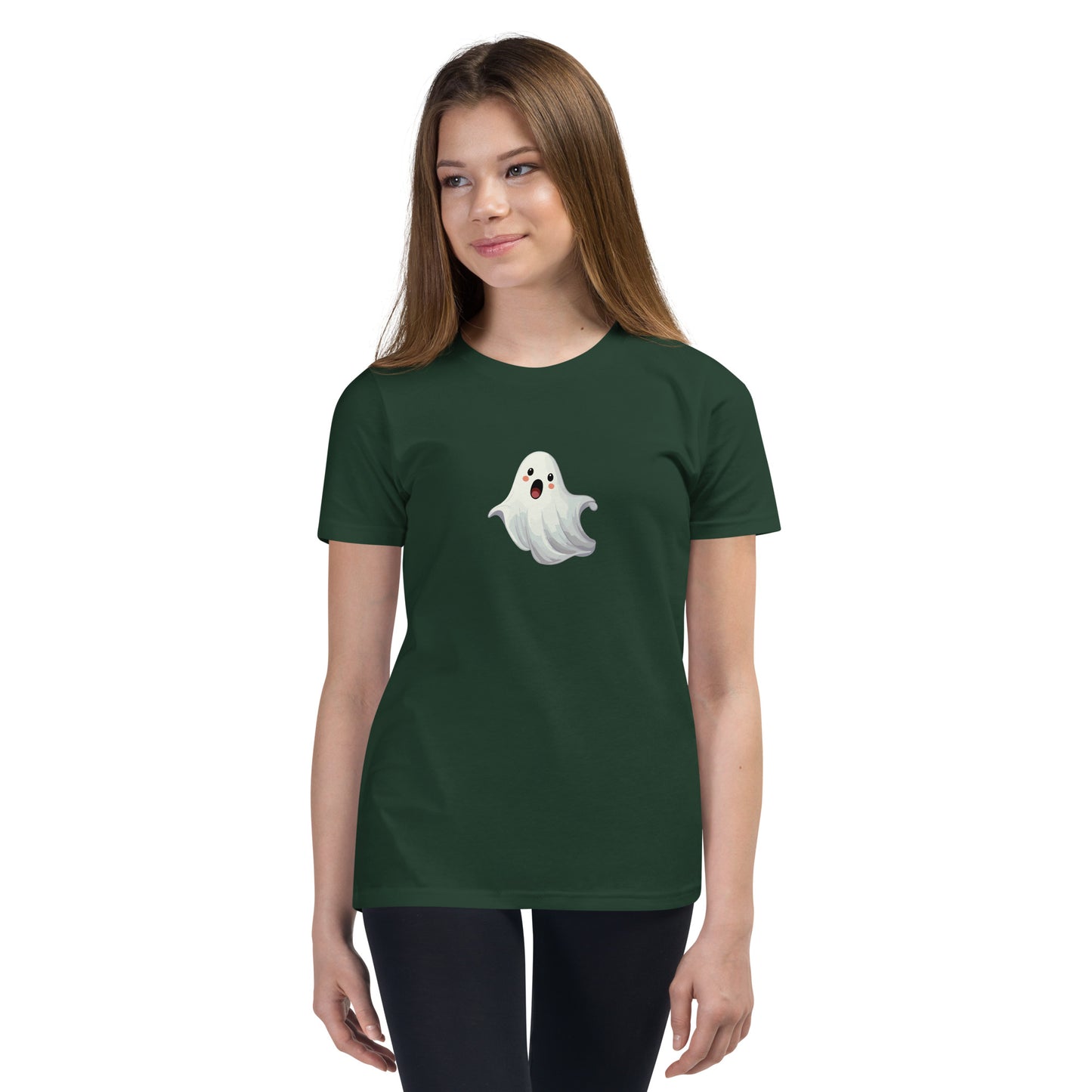 Ghost Halloween Youth Short Sleeve T-Shirt