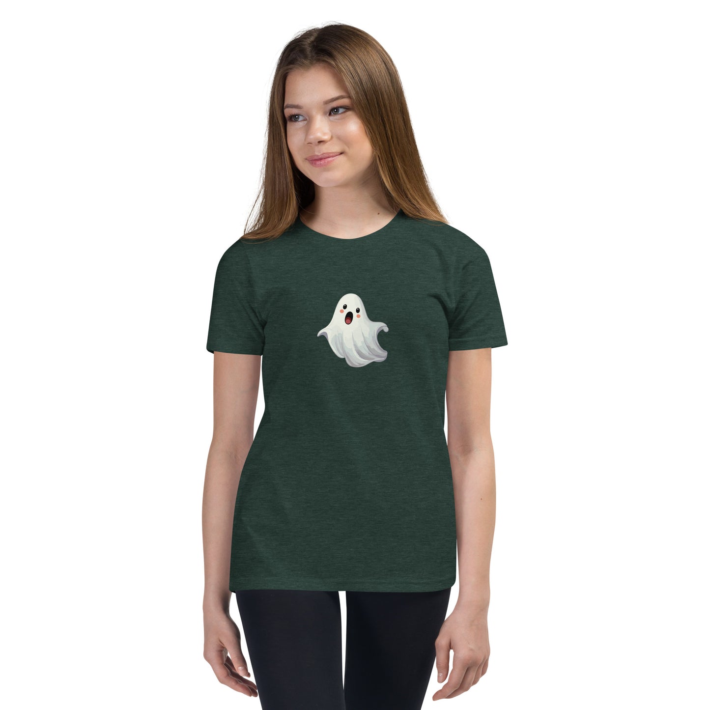 Ghost Halloween Youth Short Sleeve T-Shirt