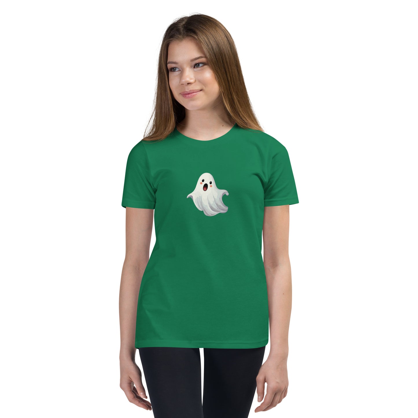 Ghost Halloween Youth Short Sleeve T-Shirt