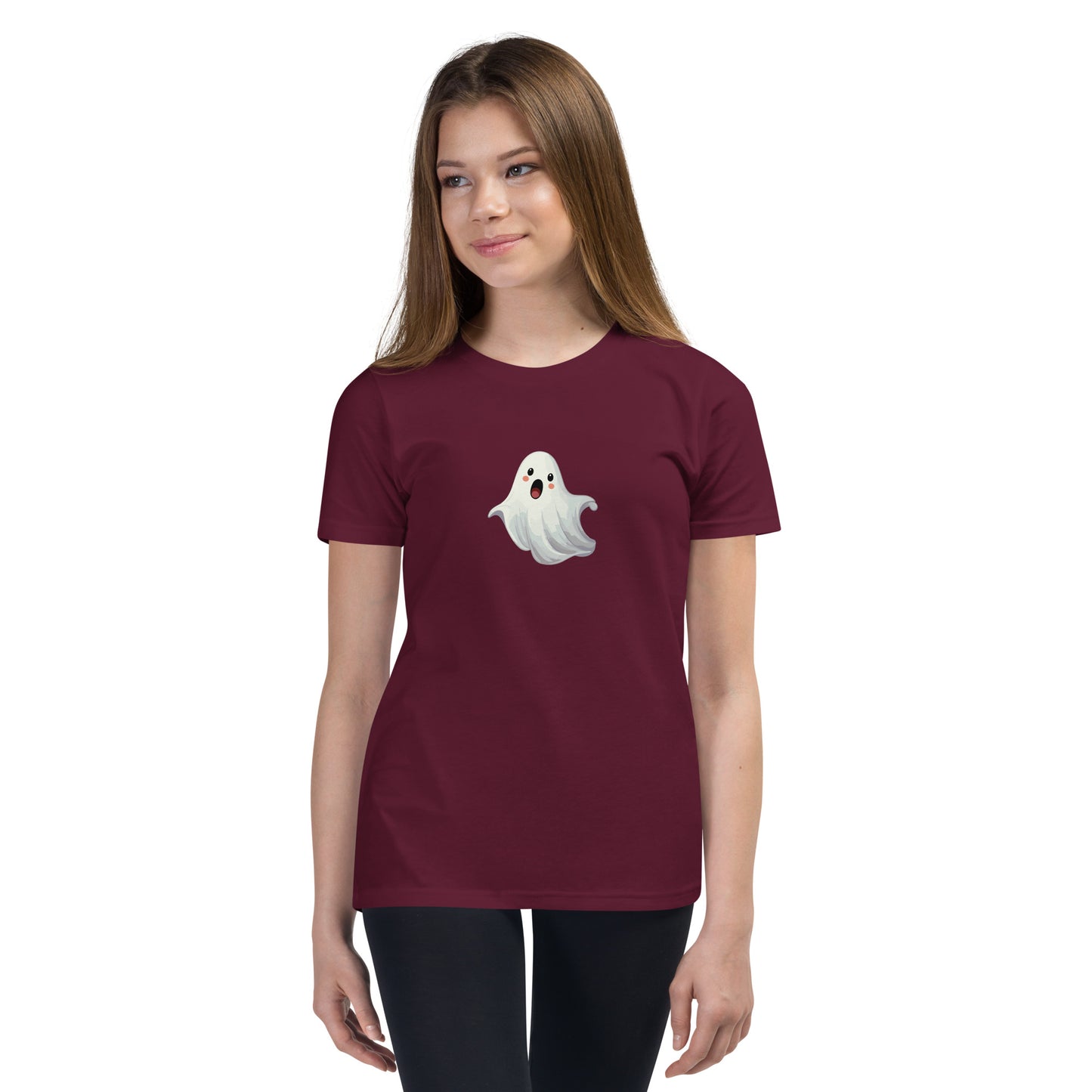 Ghost Halloween Youth Short Sleeve T-Shirt