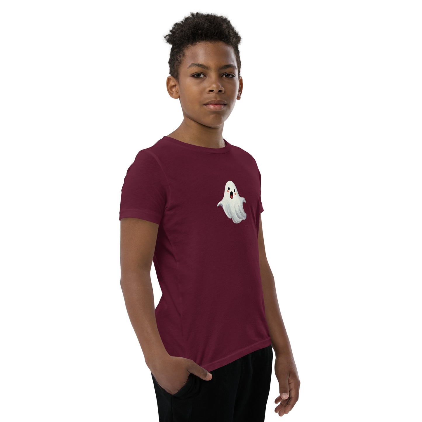 Ghost Halloween Youth Short Sleeve T-Shirt
