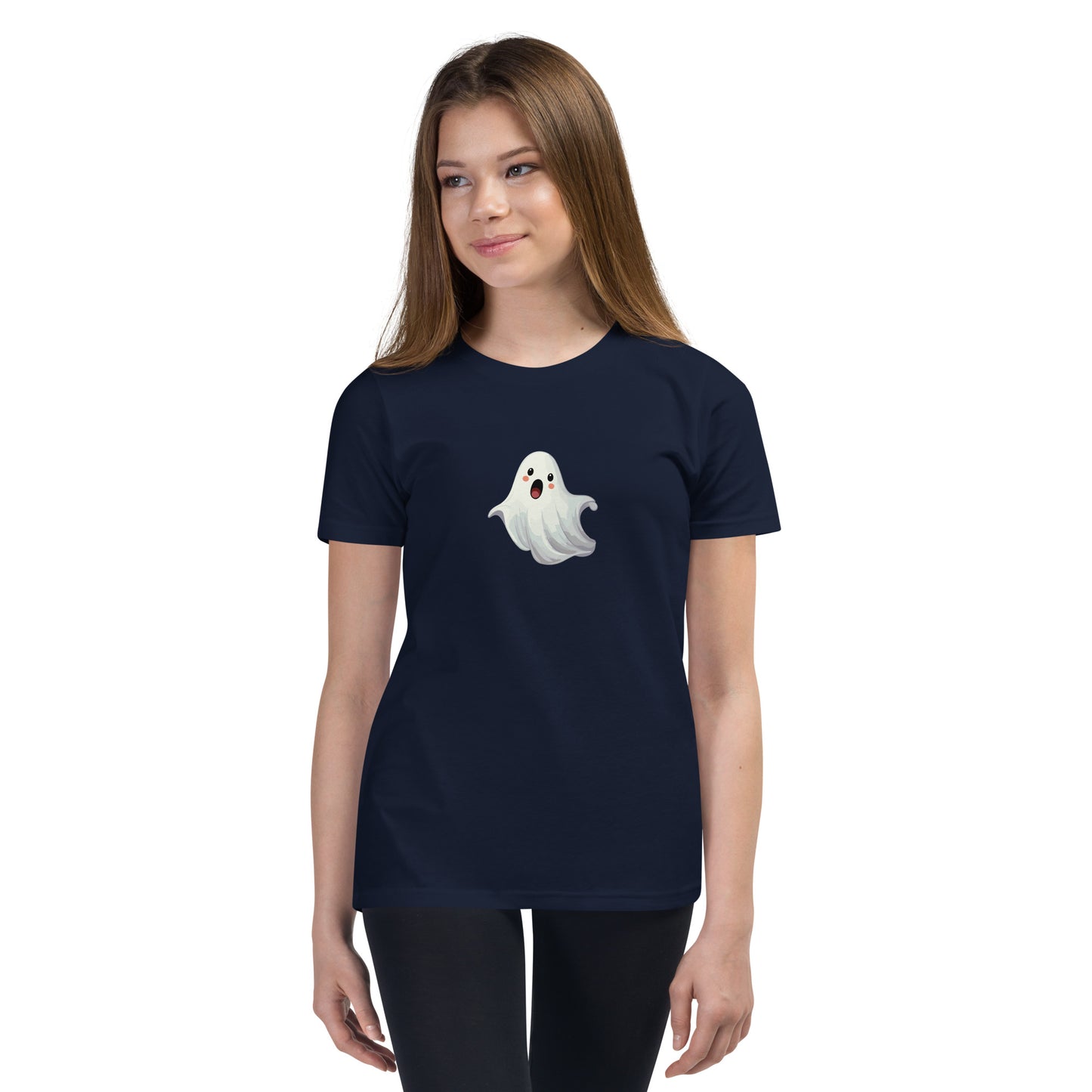 Ghost Halloween Youth Short Sleeve T-Shirt