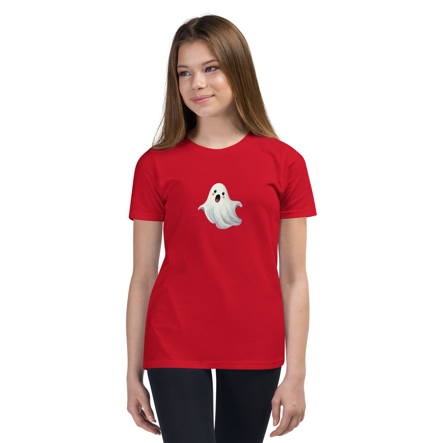 Ghost Halloween Youth Short Sleeve T-Shirt