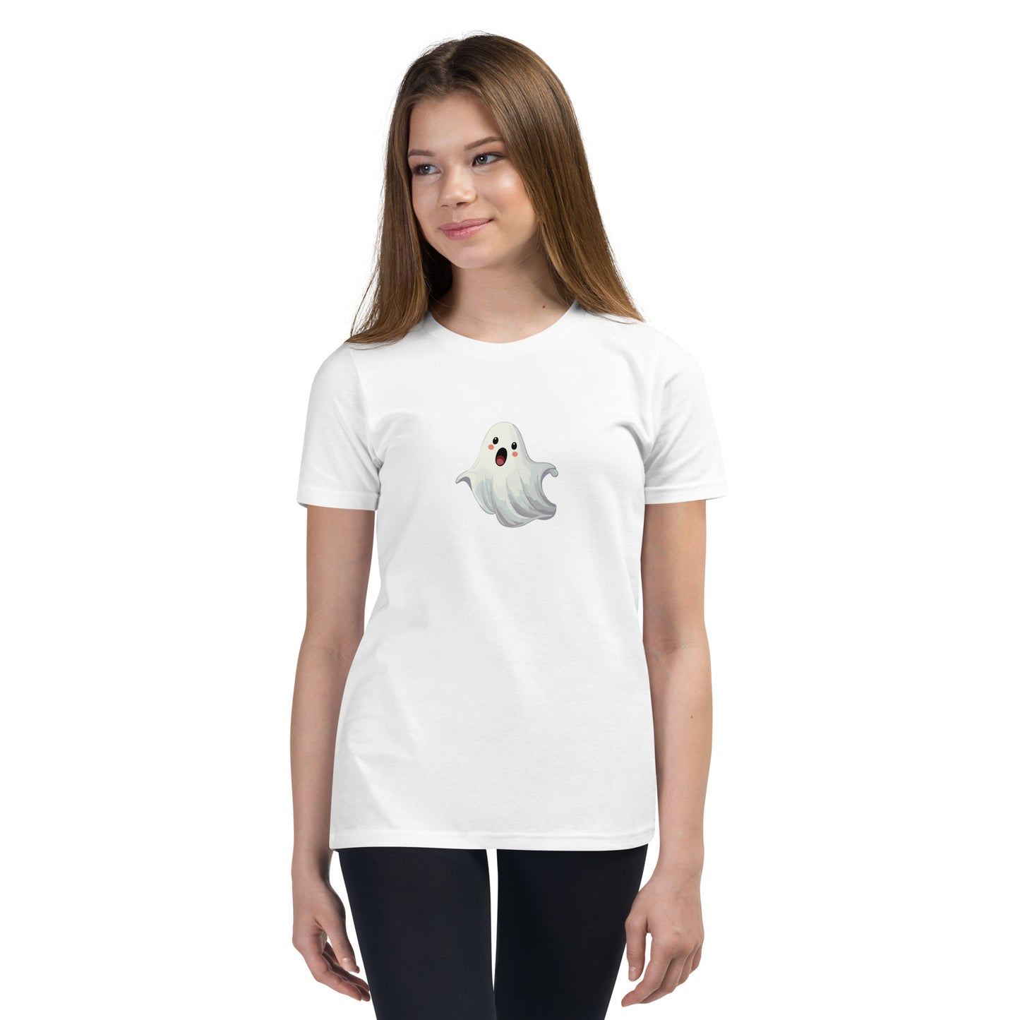 Ghost Halloween Youth Short Sleeve T-Shirt