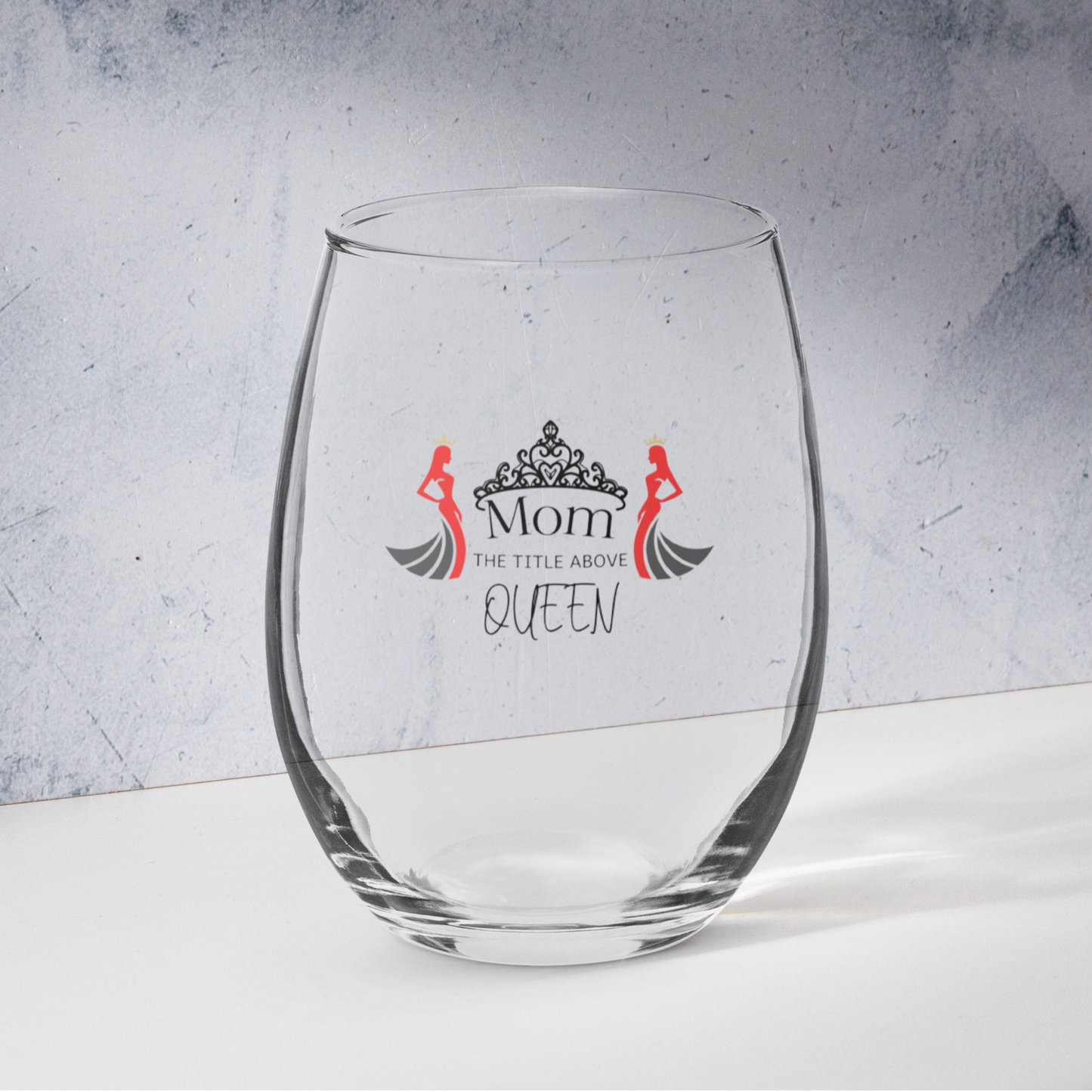 Mother....Stemless wine glass