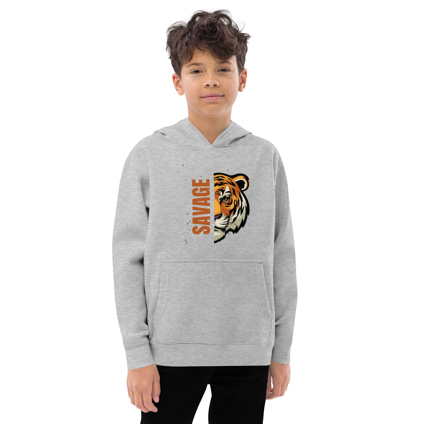 Savage Tiger Kids fleece hoodie