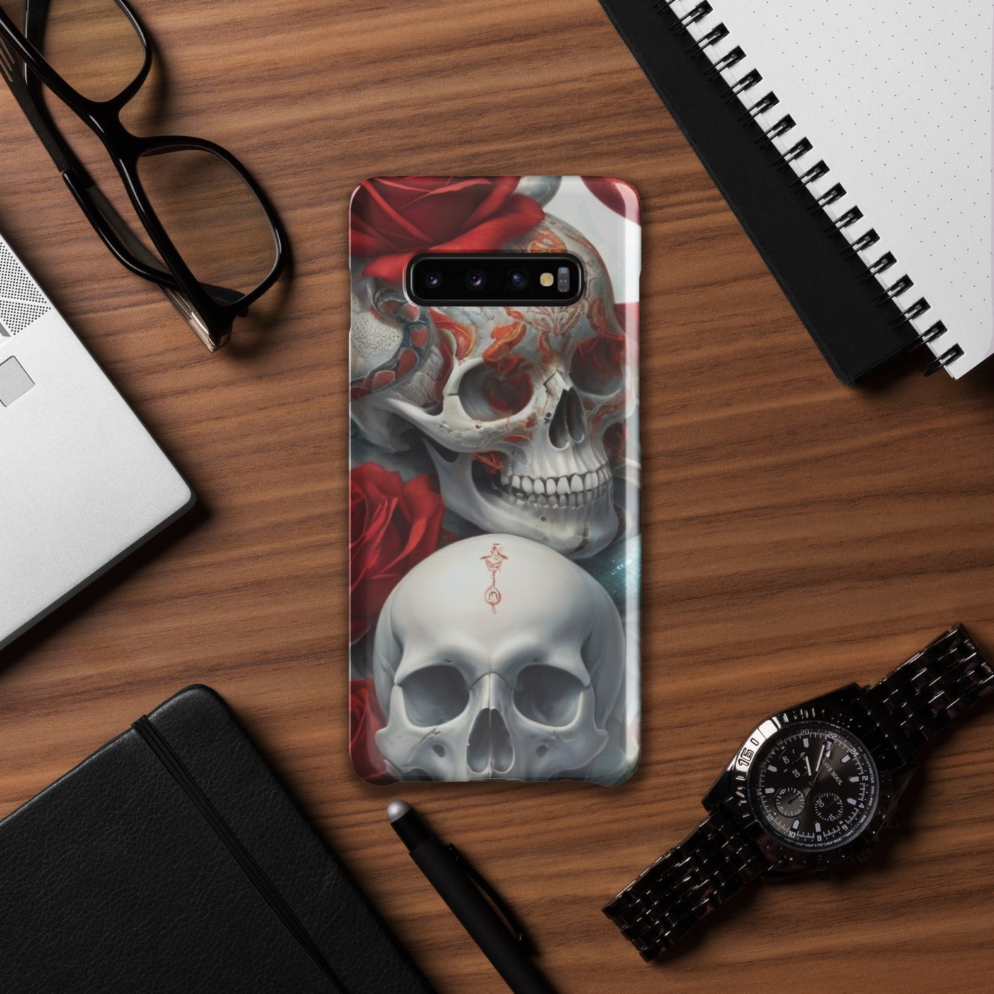 Skull and Rose Snap case for Samsung®