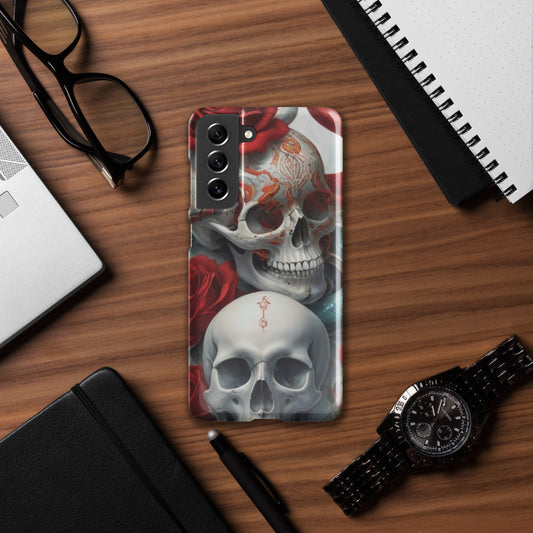 Skull and Rose Snap case for Samsung®